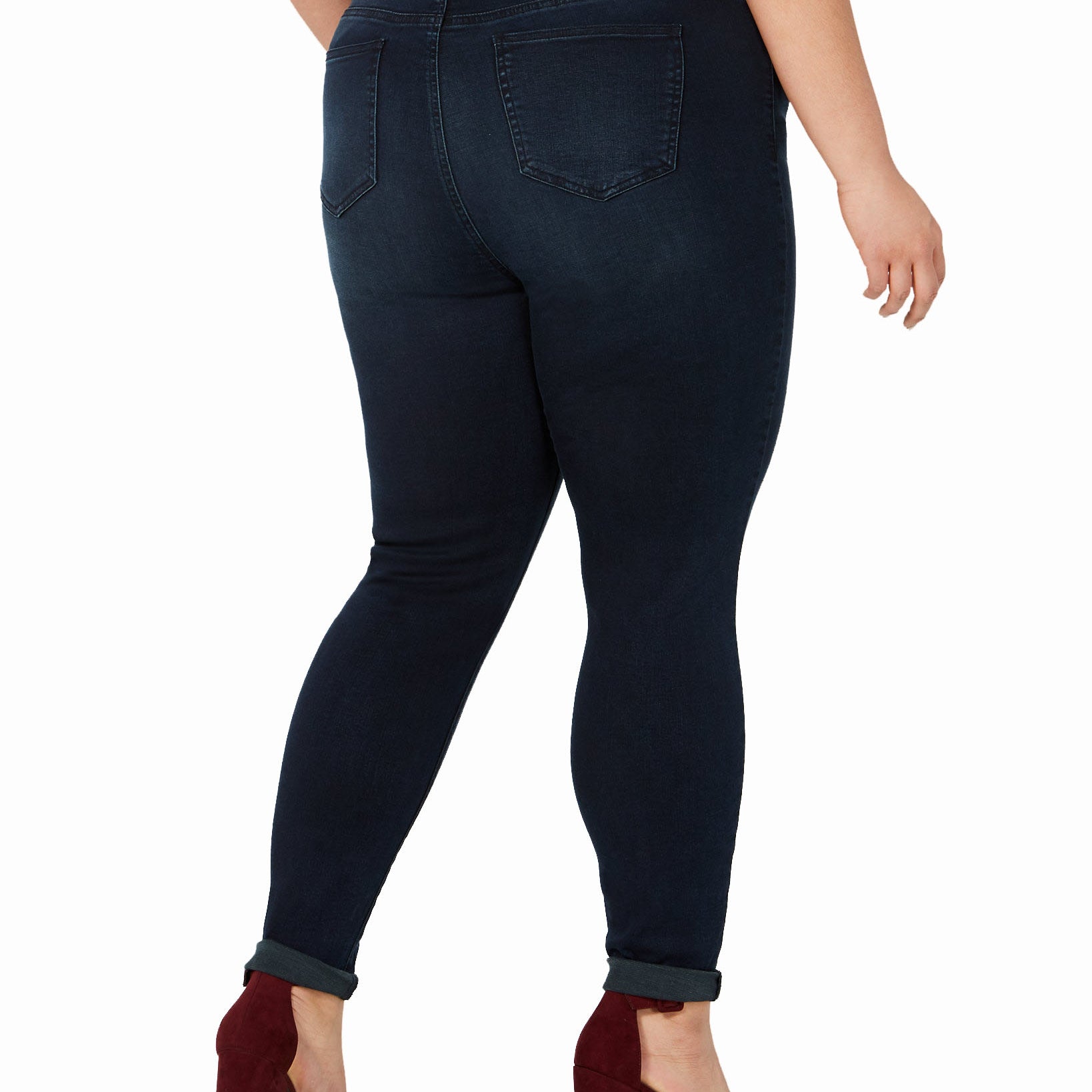 Celebrity Pink Women Plus High Rise Cropped Skinny Ankle Jeans