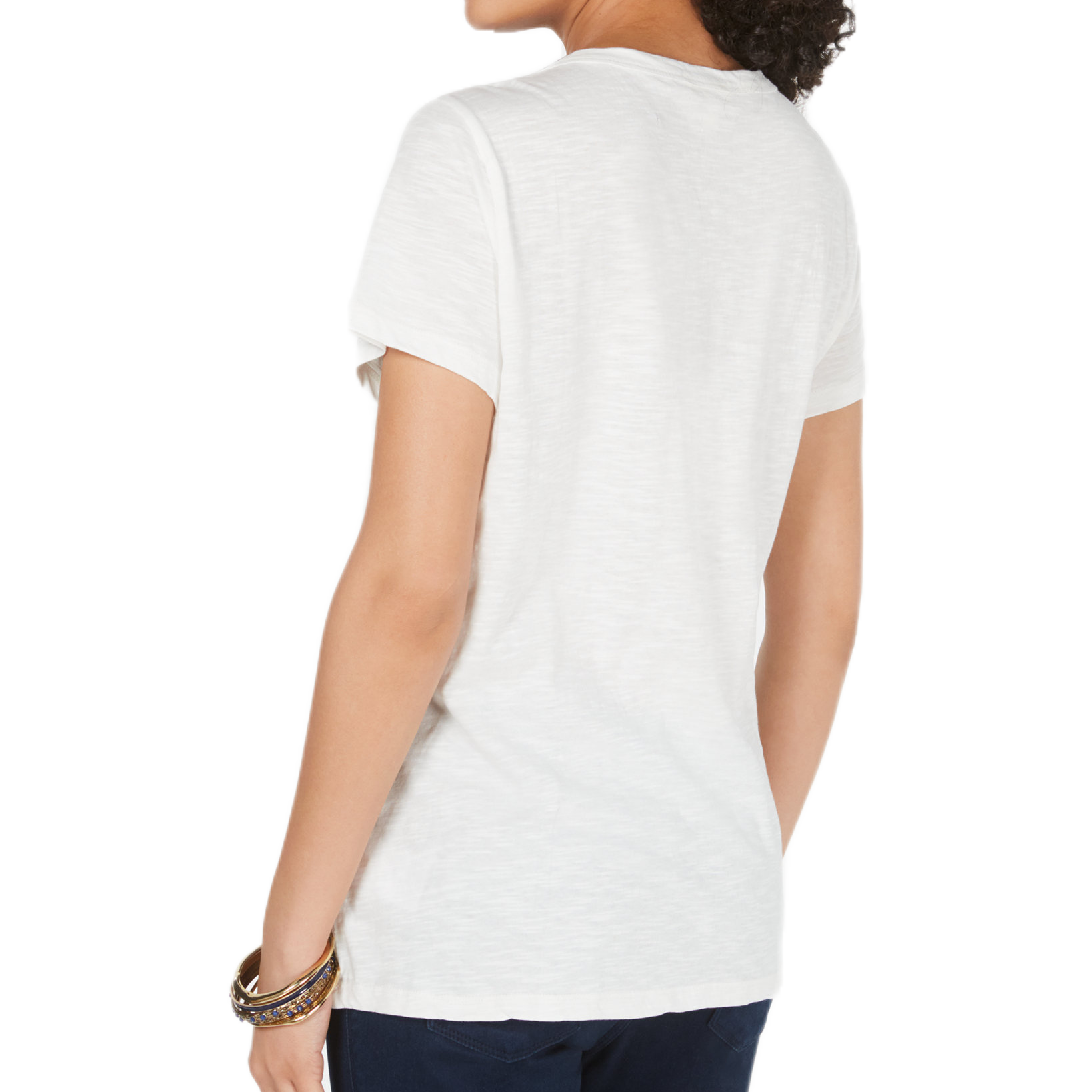 Style & Co Women Cotton Embroidered Top