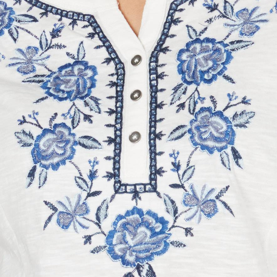 Style & Co Women Cotton Embroidered Top