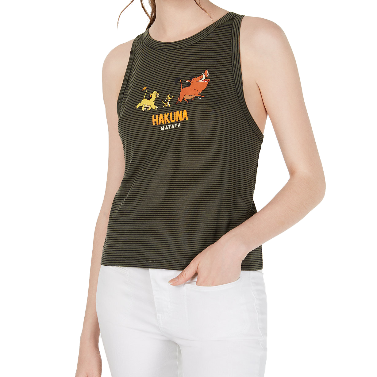 Freeze-Women-Disney-Lion-King-Tank-Top-Olive
