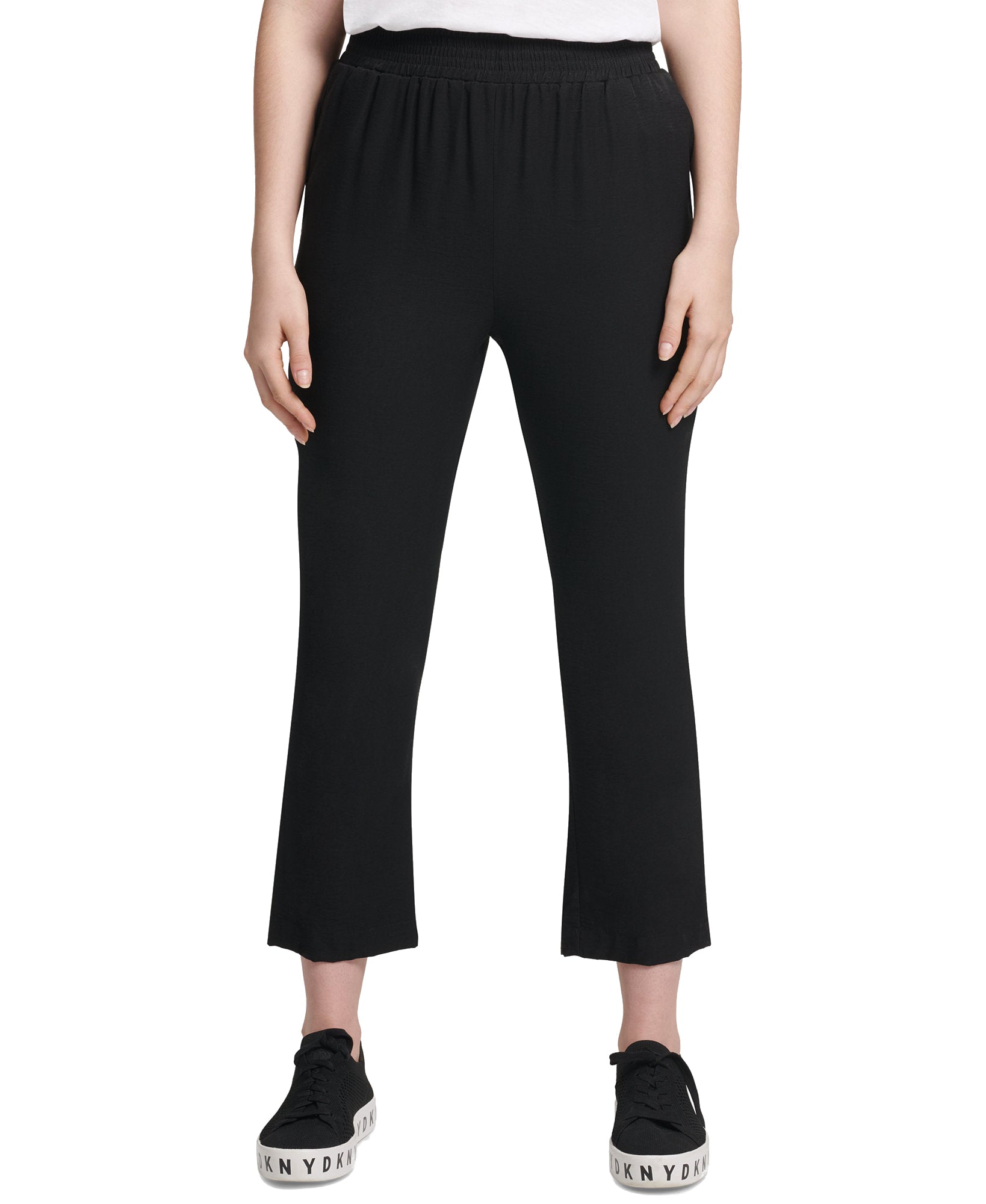 DKNY Women Pull On Ankle Pants Black