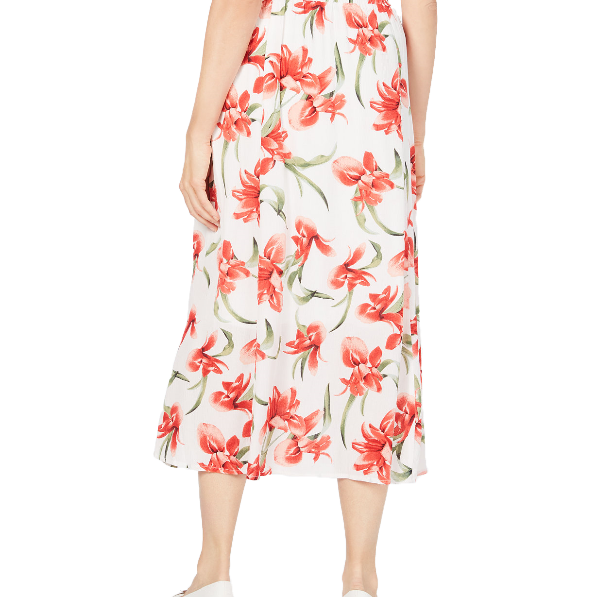 JM Collection Women Floral Print Gauze Skirt