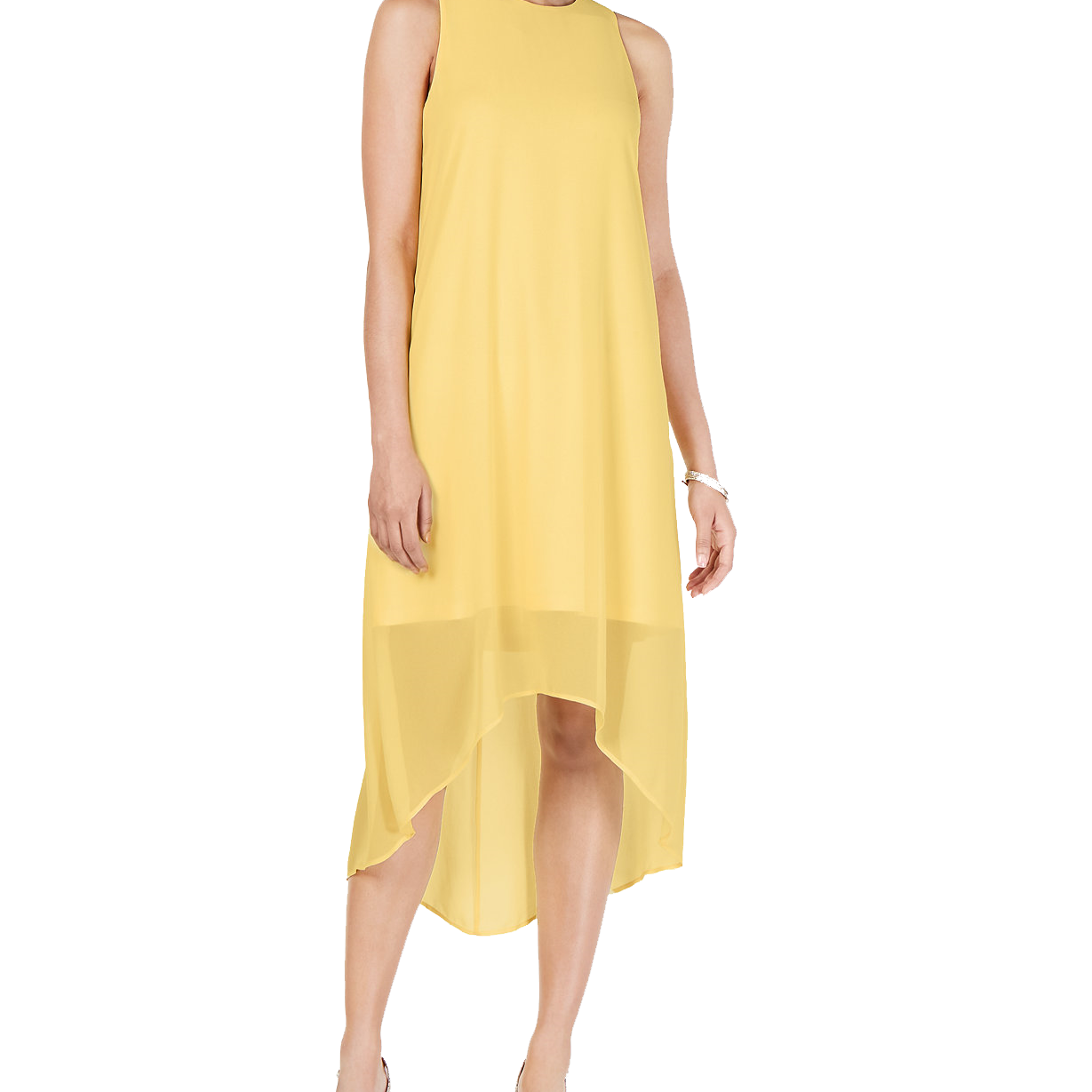 Alfani Women Petite High Low Dress Popcorn