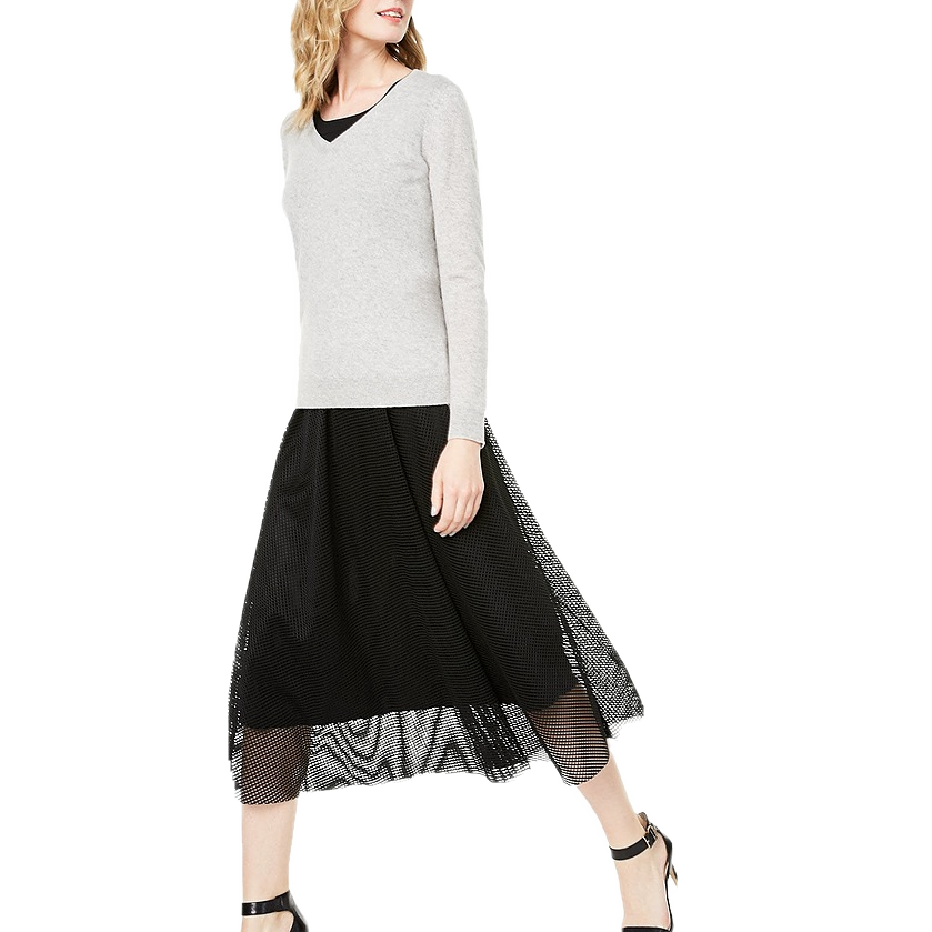 Charter Club Women Petite V Neck Cashmere Sweater