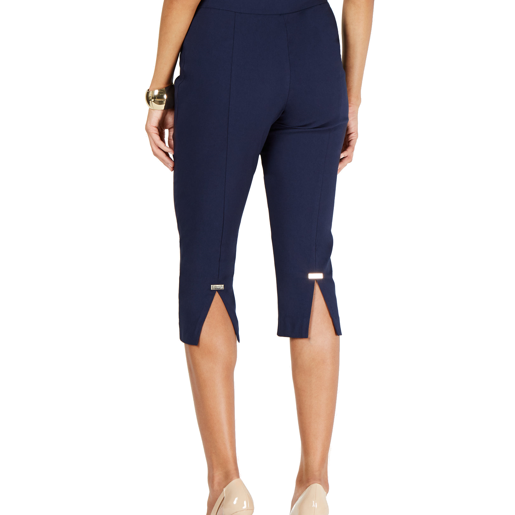 Thalia Sodi Women Cropped Hardware Pants
