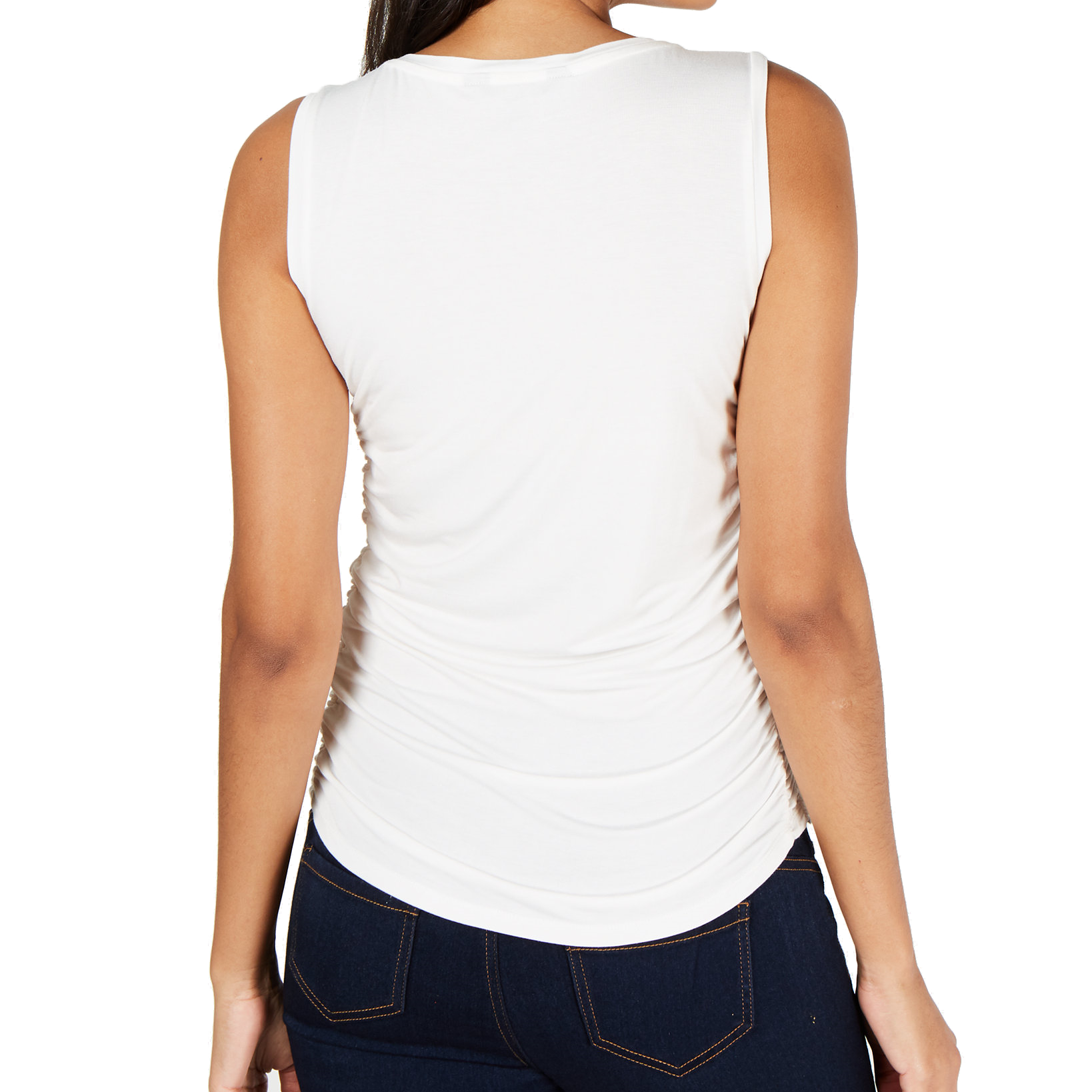 Thalia Sodi Women Sleeveless Ruched Top