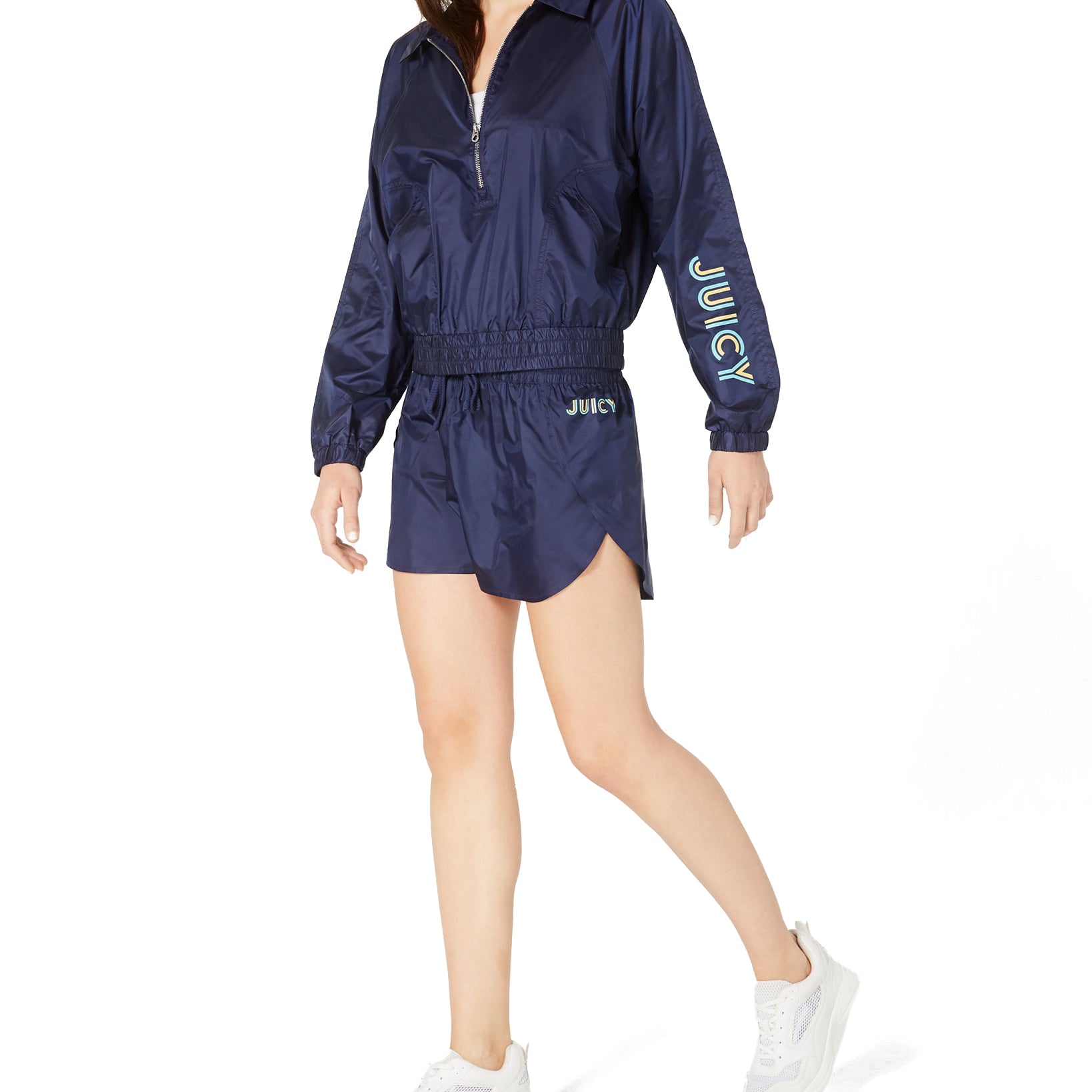 Juicy Couture Women Logo Print Track Jacket Starless Sky