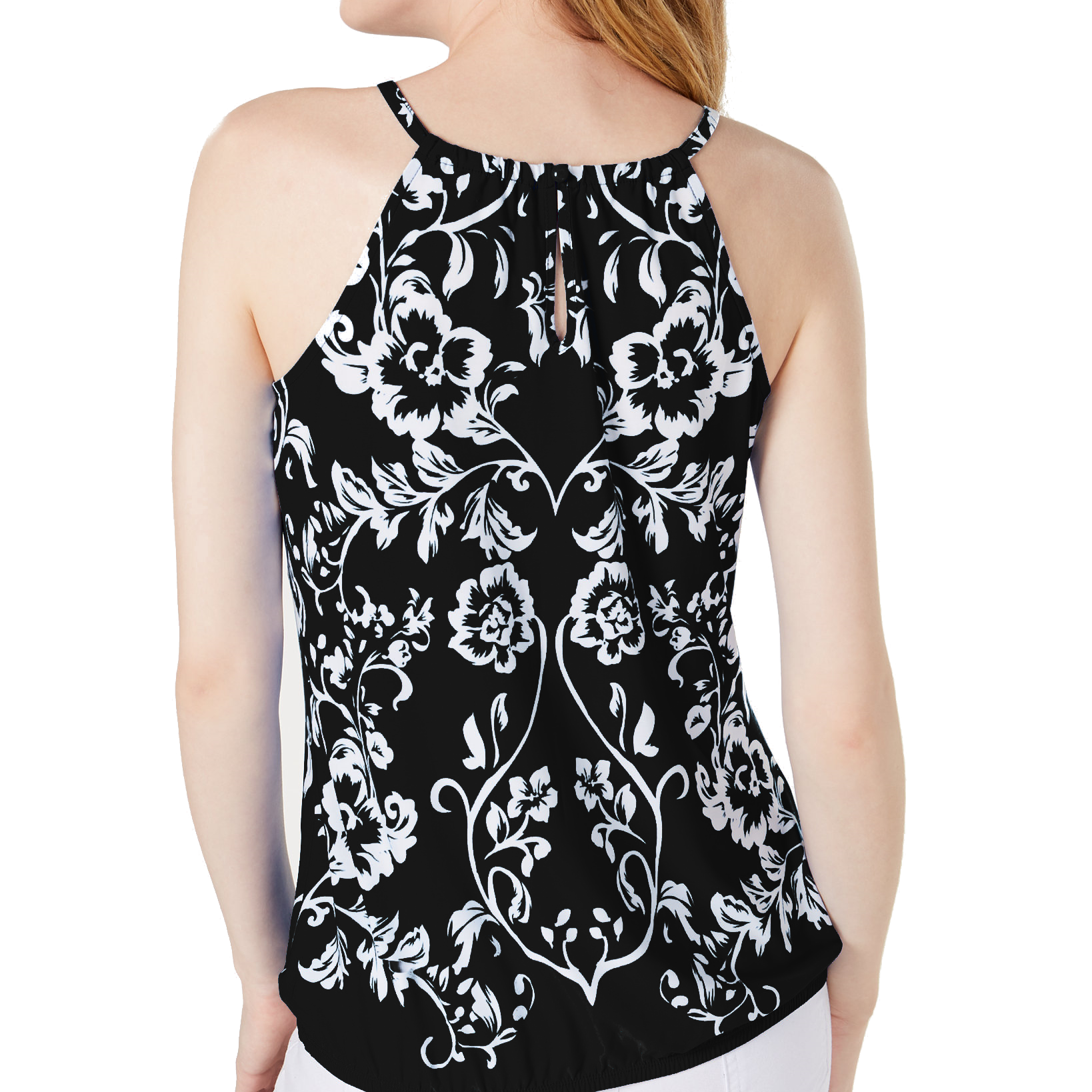 INC International Concepts Women Embellished Halter Top