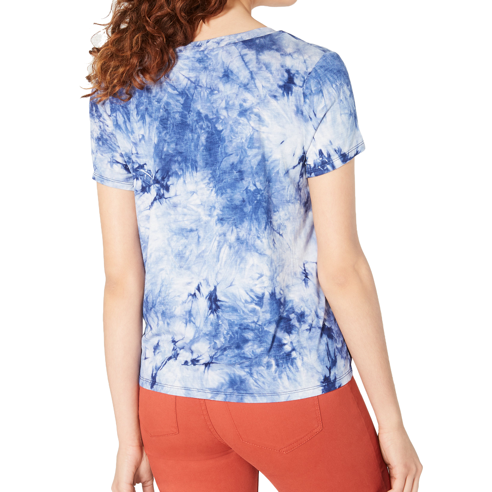 Self Esteem Women Tie Dyed V Neck Top