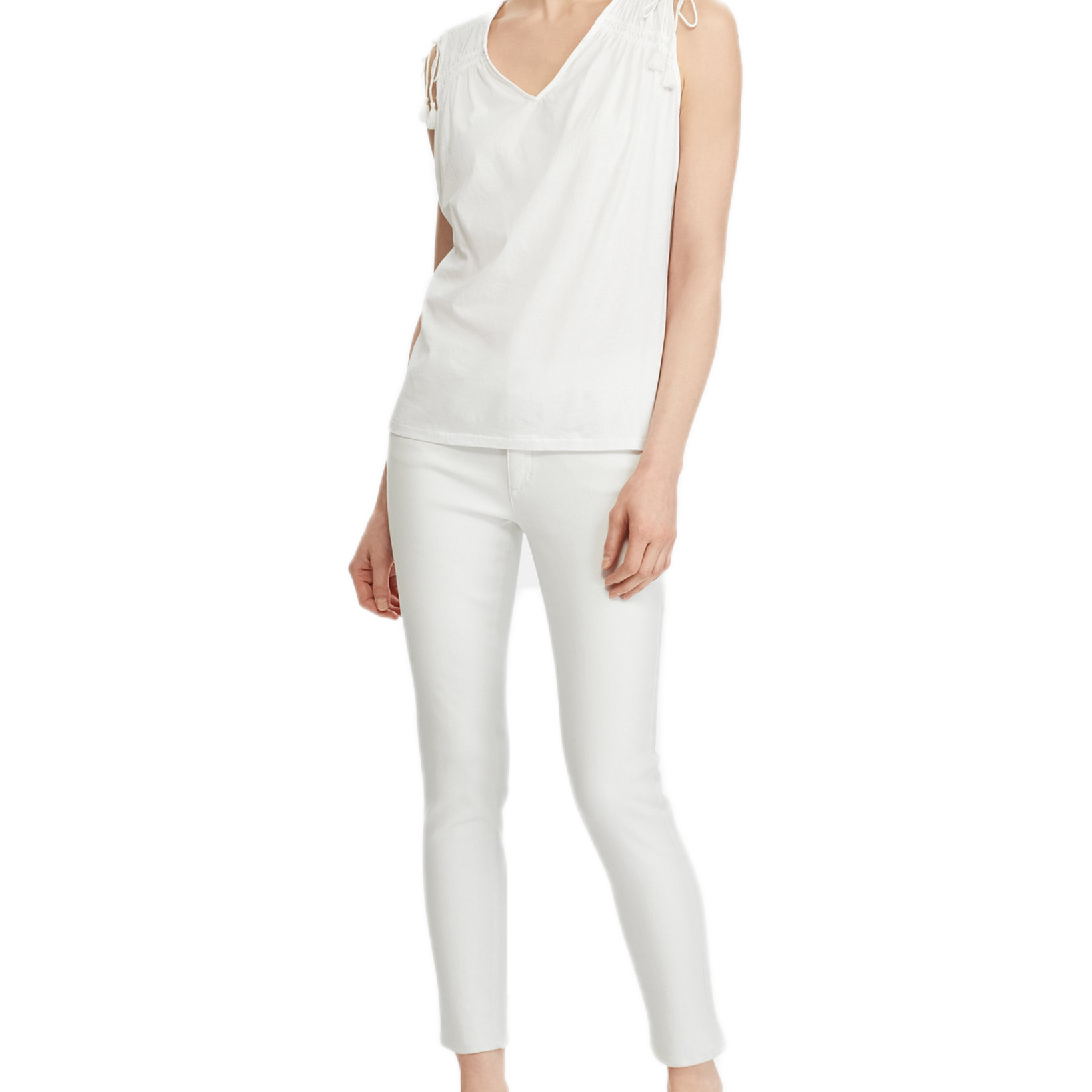 Lauren Ralph Lauren Women Ruche Paneled Top