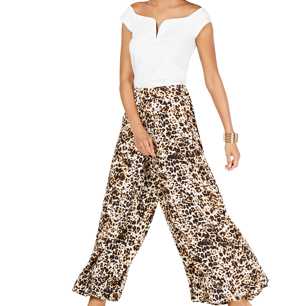 Thalia Sodi Women Printed Wide Leg Pants