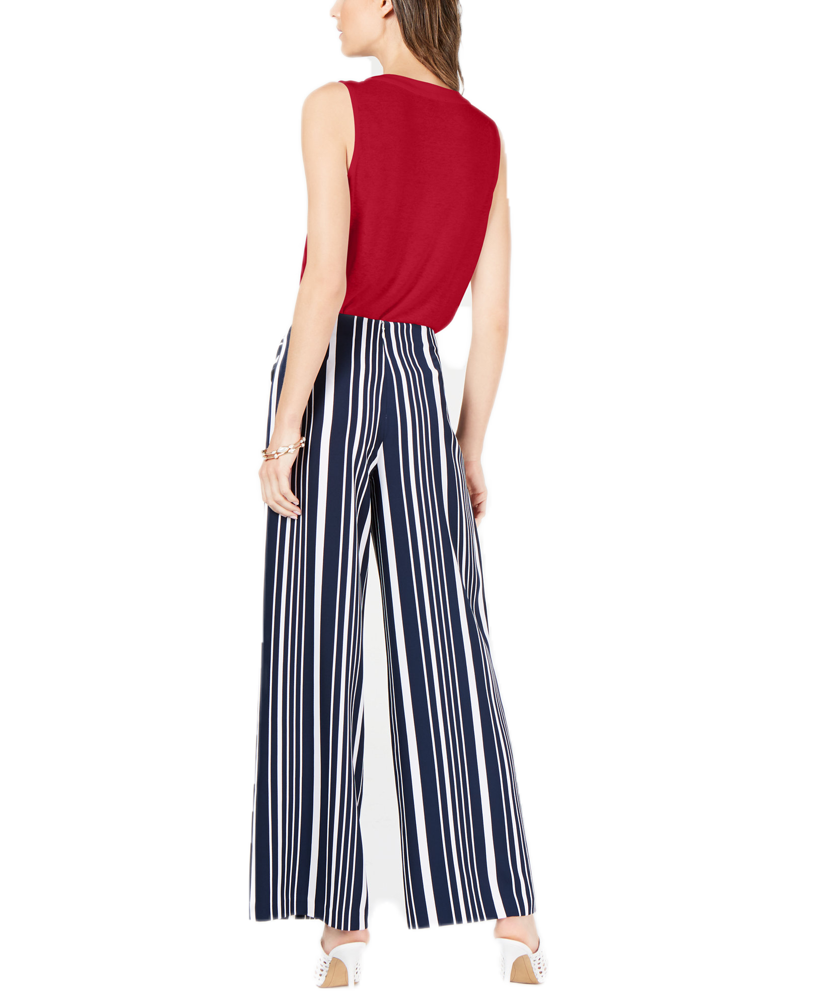 INC International Concepts Women Lace Up Top