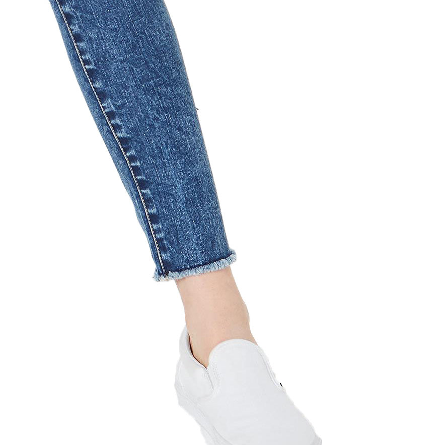 Dollhouse Women Ripped Skinny Jeans With Belt