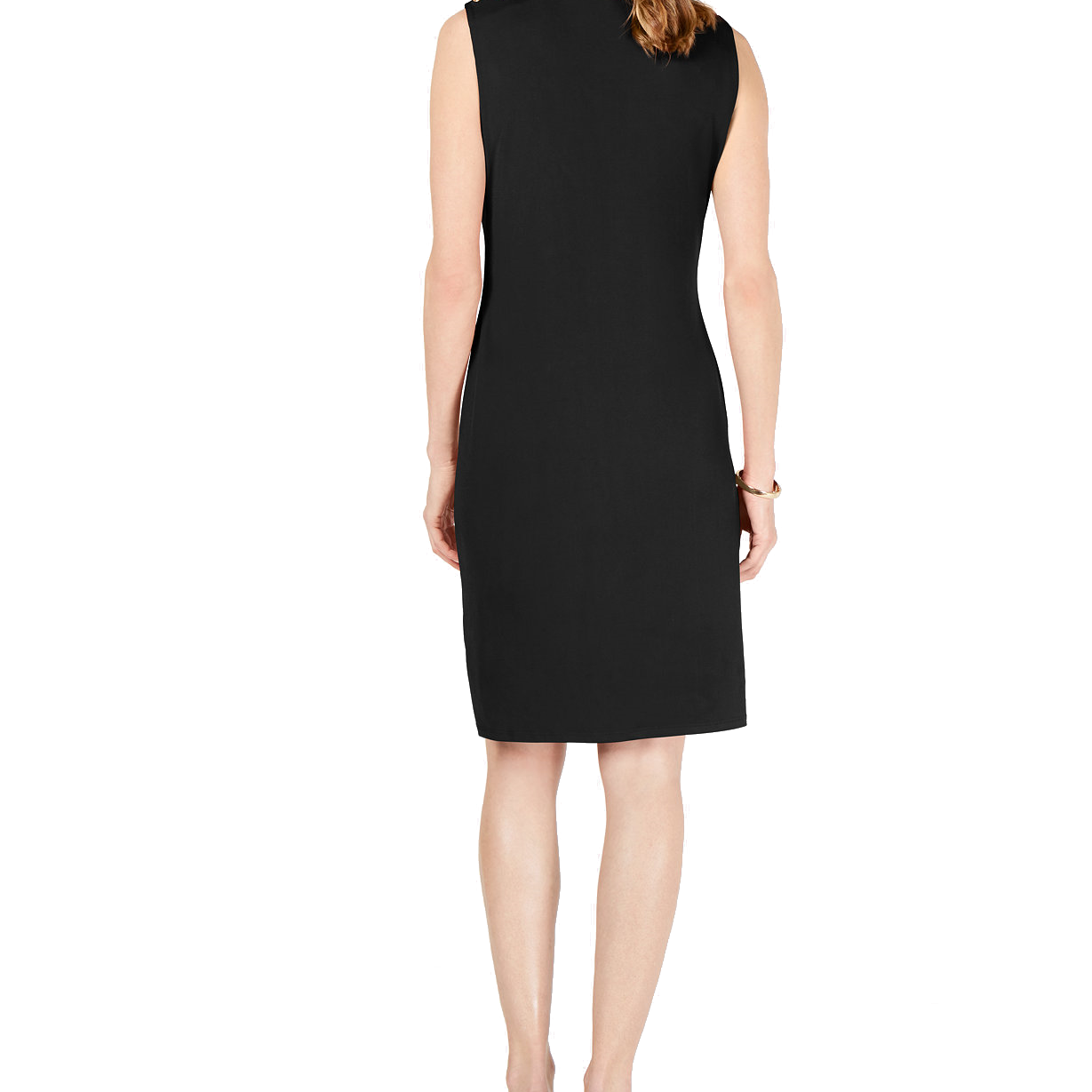 JM Collection Women Petite Laced Shoulder Dress