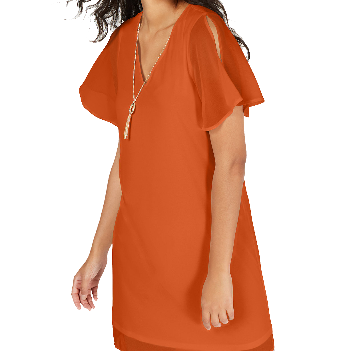 Thalia Sodi Women Necklace Shift Dress Woodfired