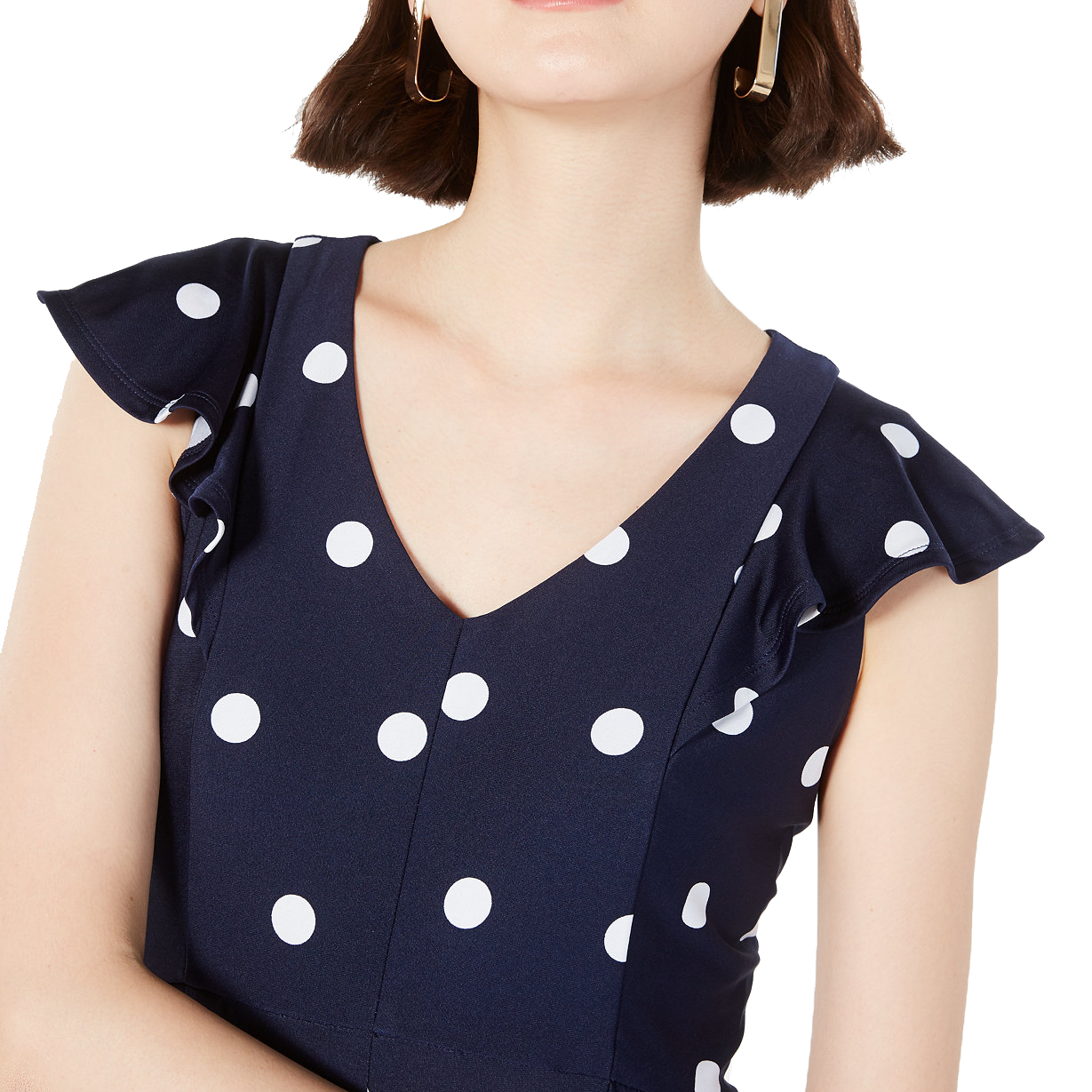 NY Collection Women Petite Flutter Sleeve Jumpsuit