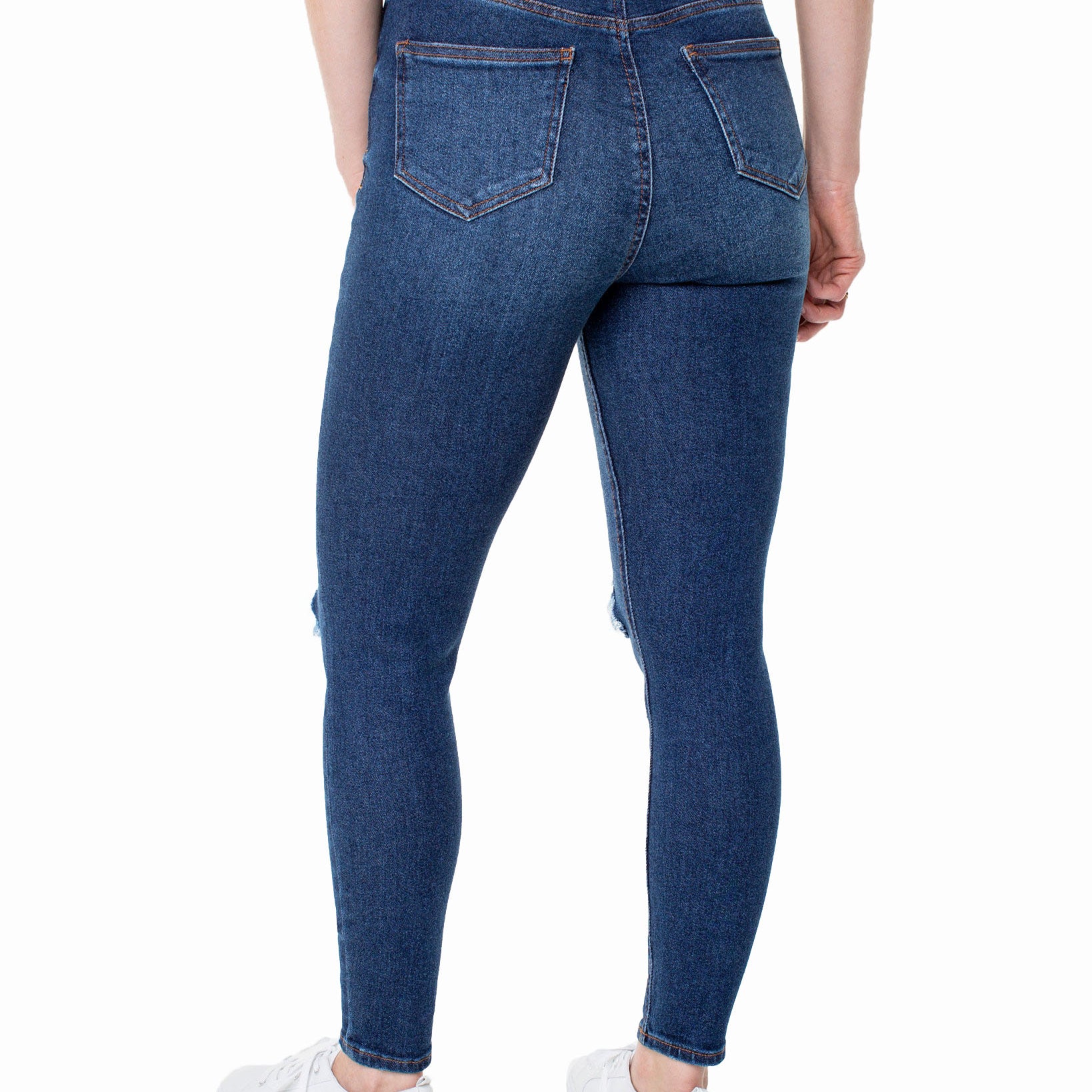 Celebrity Pink Women Ripped Ankle Skinny Jeans