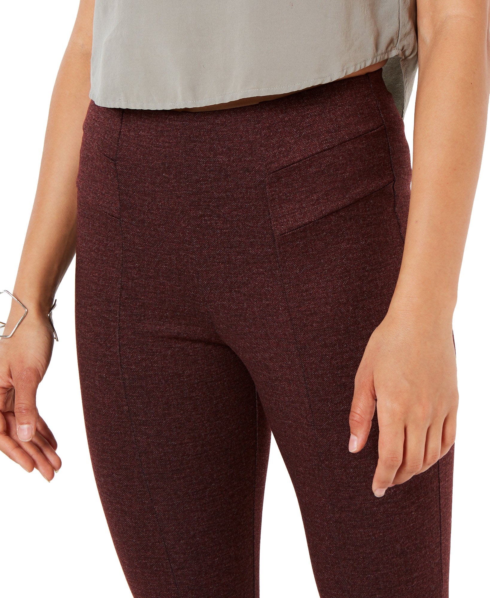 Hue Women Tweed High Waist Knit Leggings