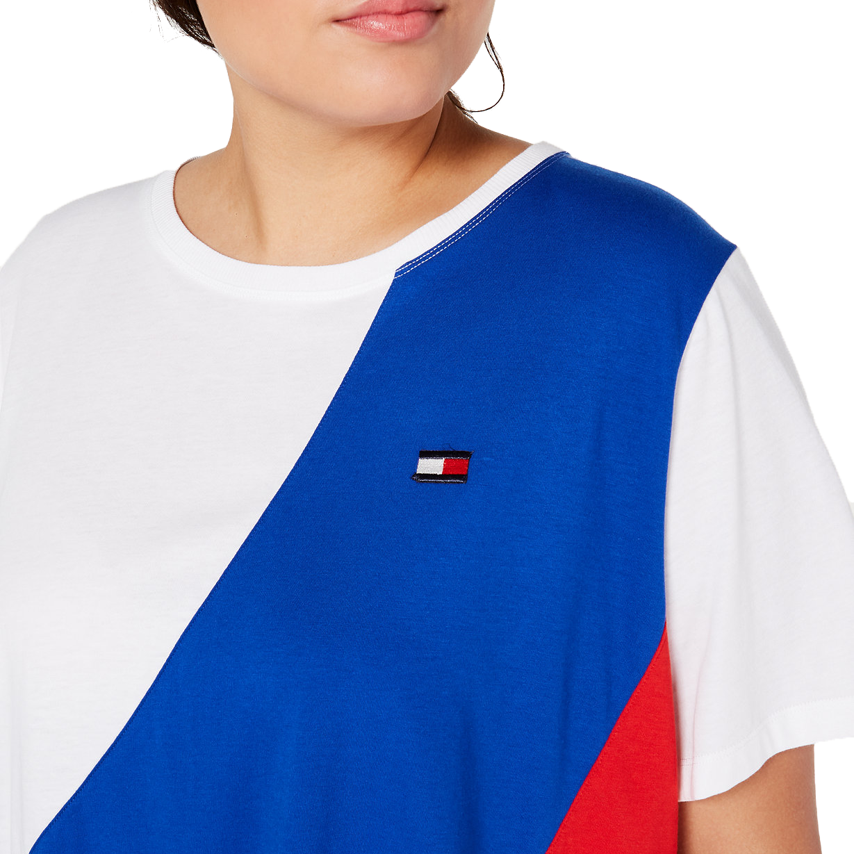 Tommy Hilfiger Sport Women Plus Colorblocked T Shirt