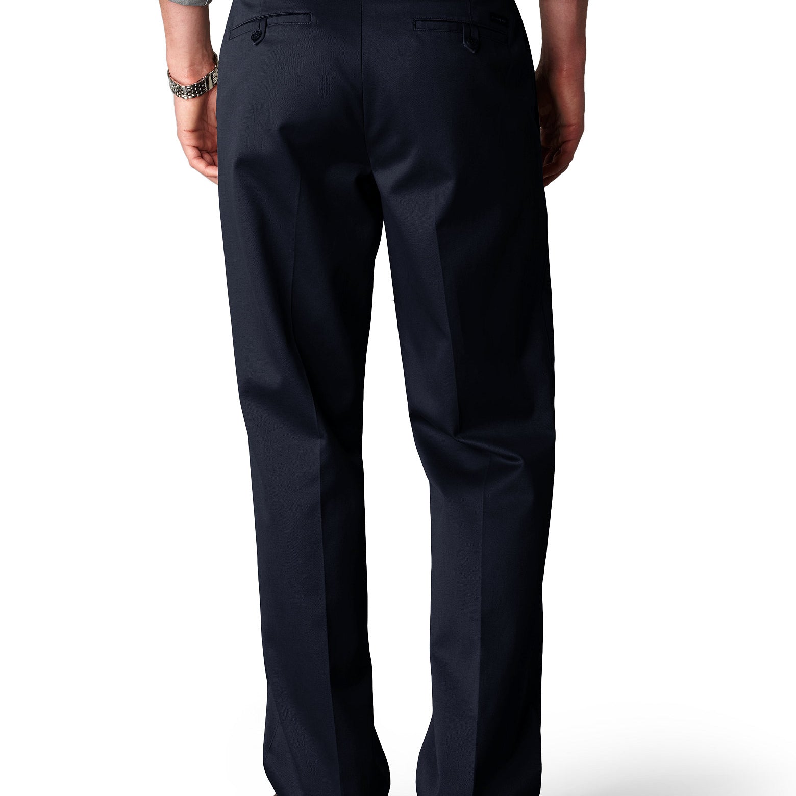 Dockers Men Signature Lux Cotton Straight Fit Stretch Khaki Pants