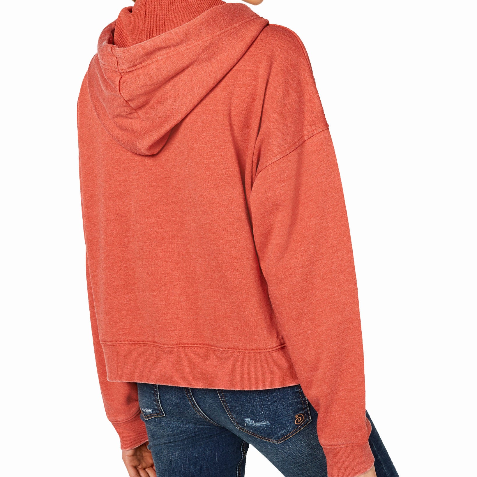 Hippie Rose Women Drawstring Pullover Hoodie