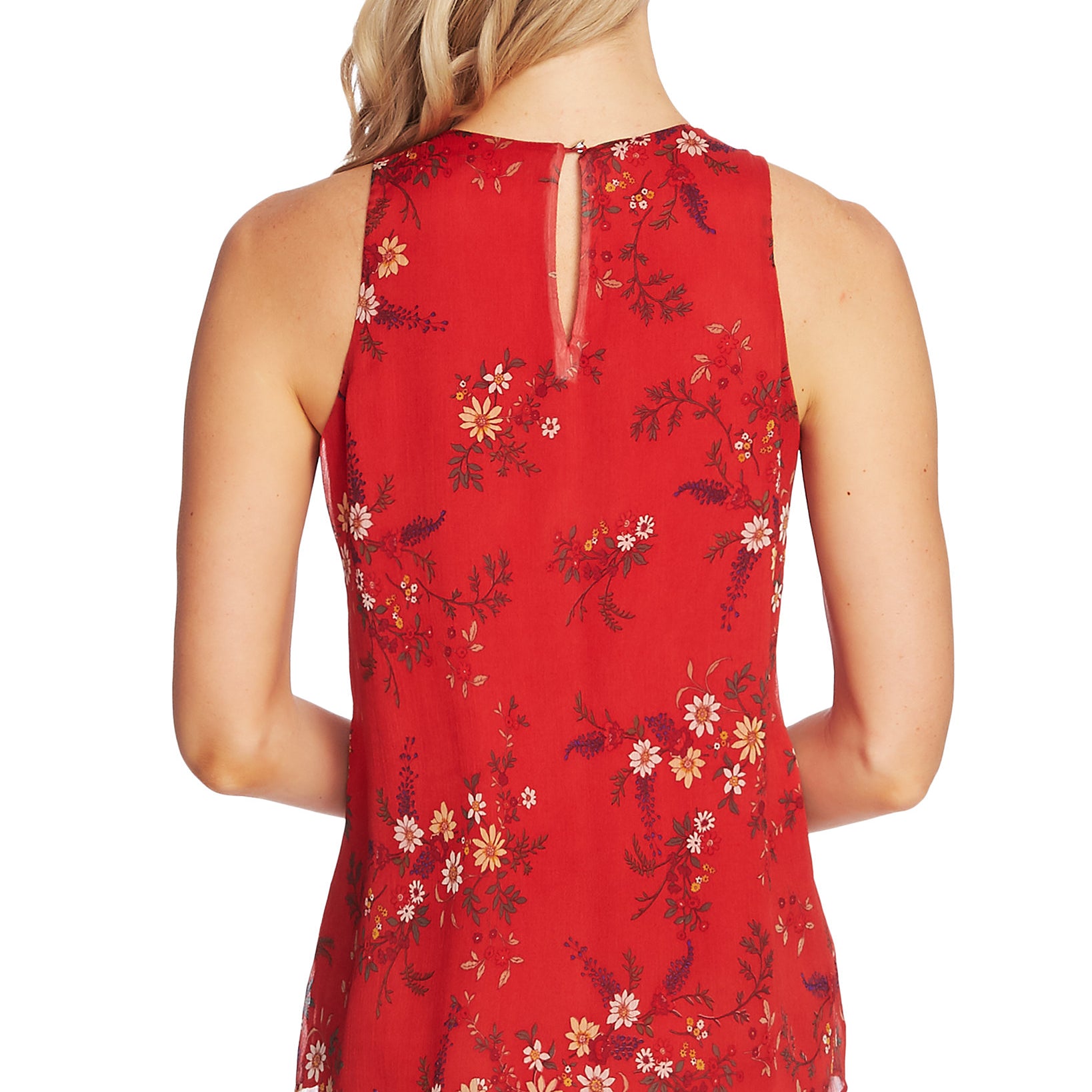 Vince Camuto Women Country Bouquet Floral Print Top