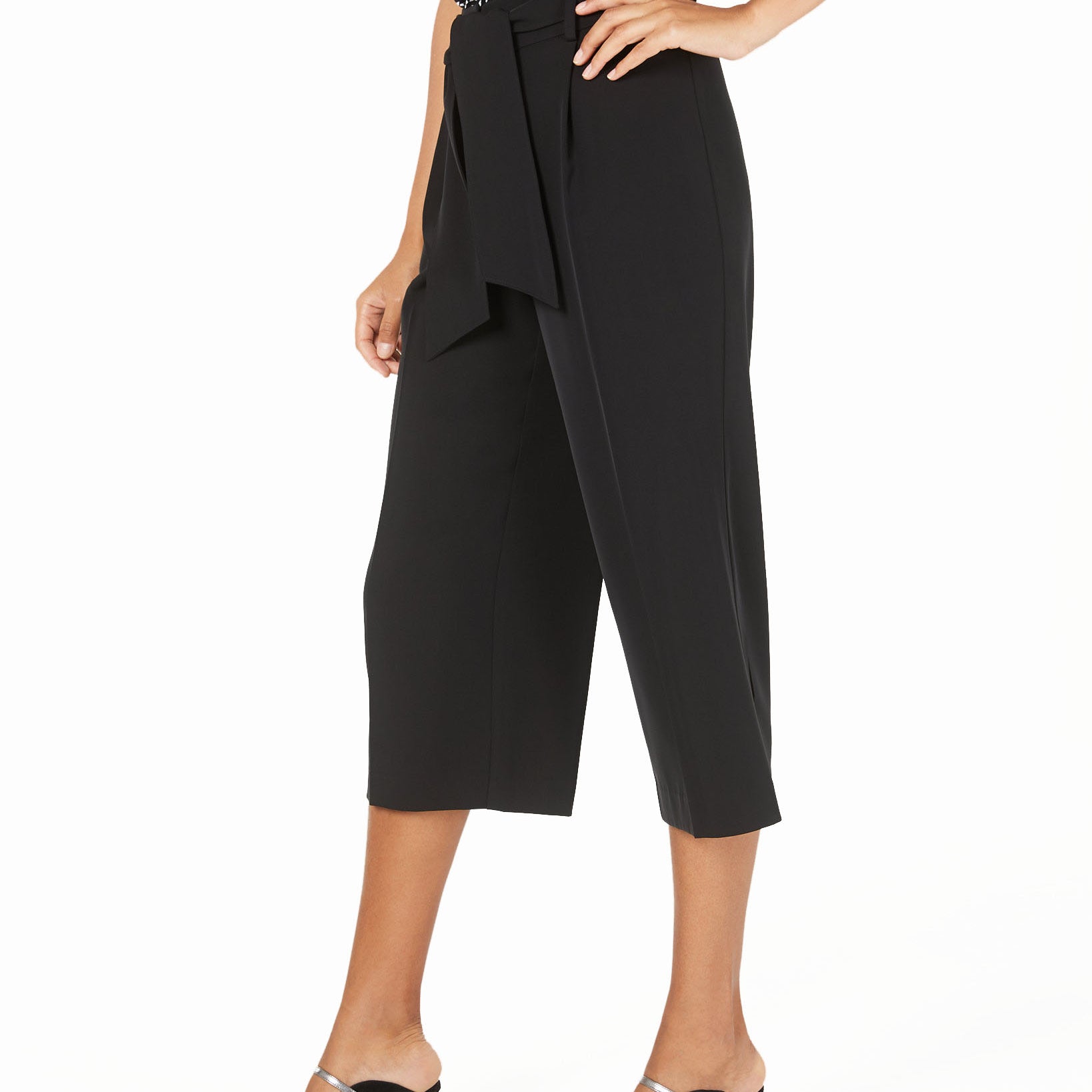 Alfani Women Petite Belted Culottes