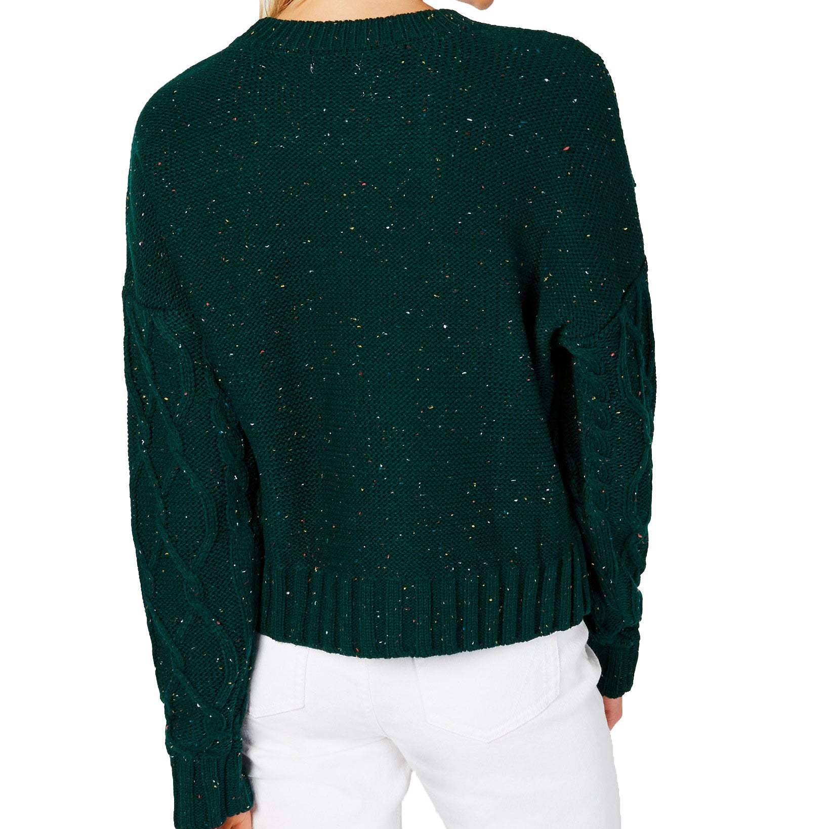 Ultra Flirt Women Cable Knit Sweater
