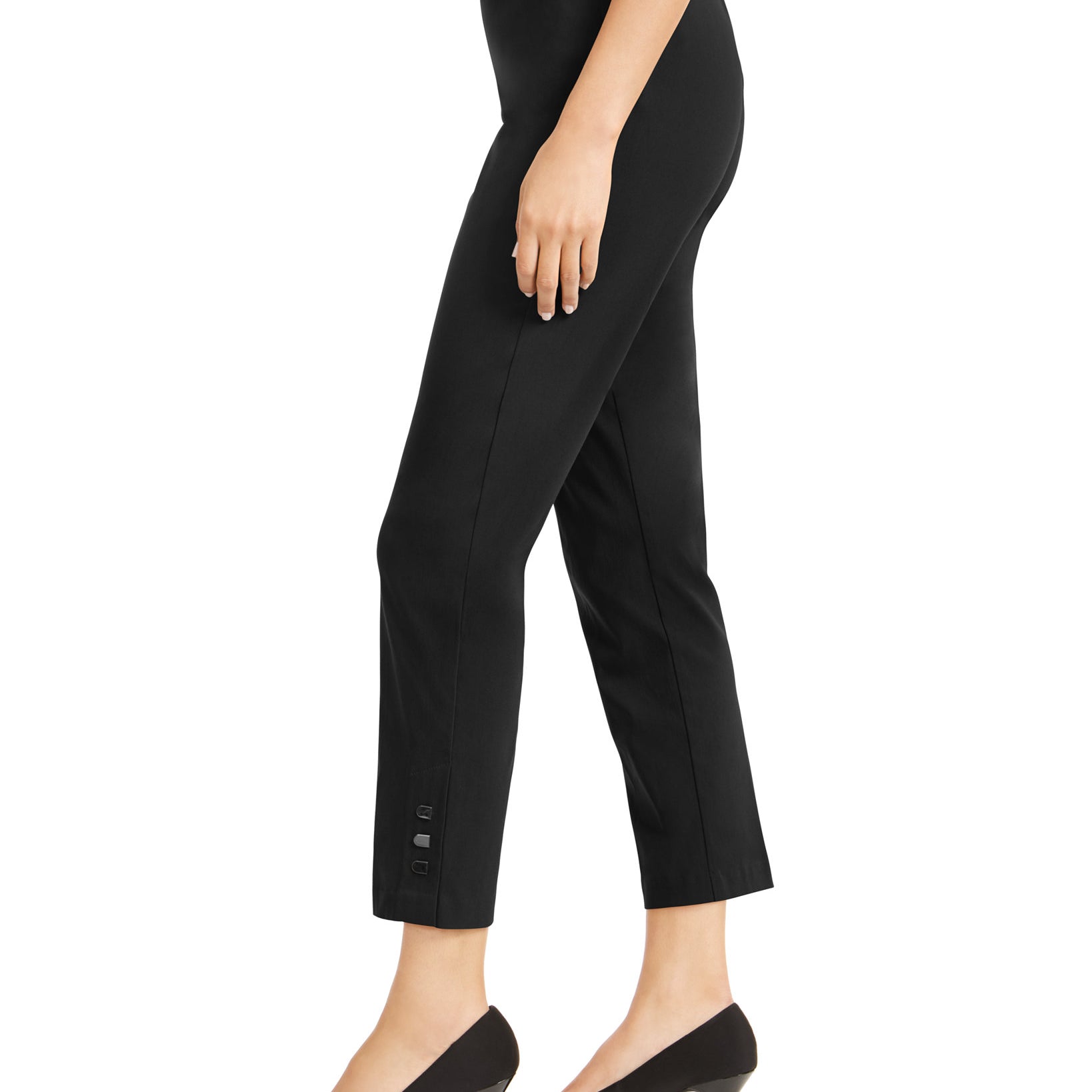JM Collection Women Tummy Control Ankle Pants