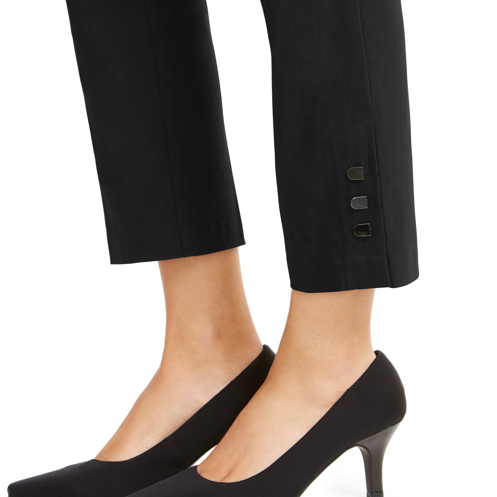 JM Collection Women Tummy Control Ankle Pants