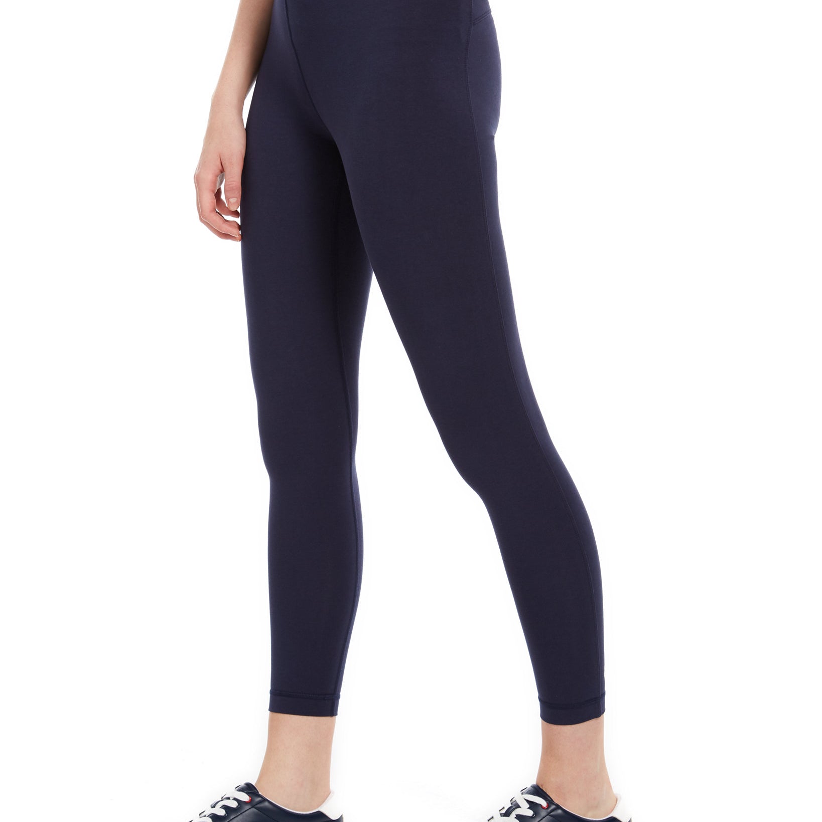 Tommy Hilfiger Sport Women Striped Waist 7 8 Length Pants