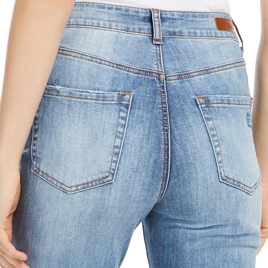 Dollhouse Juniors Ripped Jogger Jeans