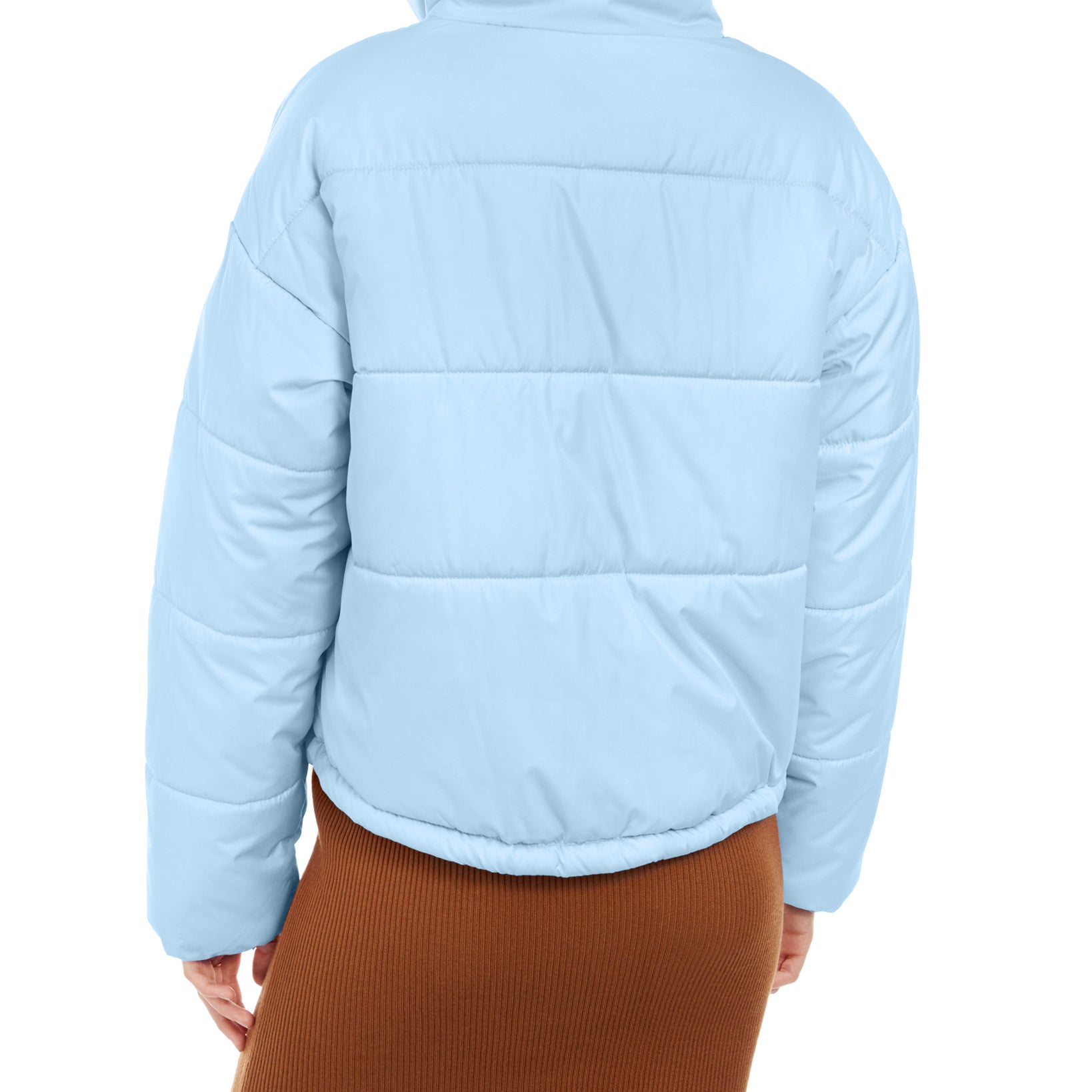 Celebrity Pink Women Cropped Puffer Coat