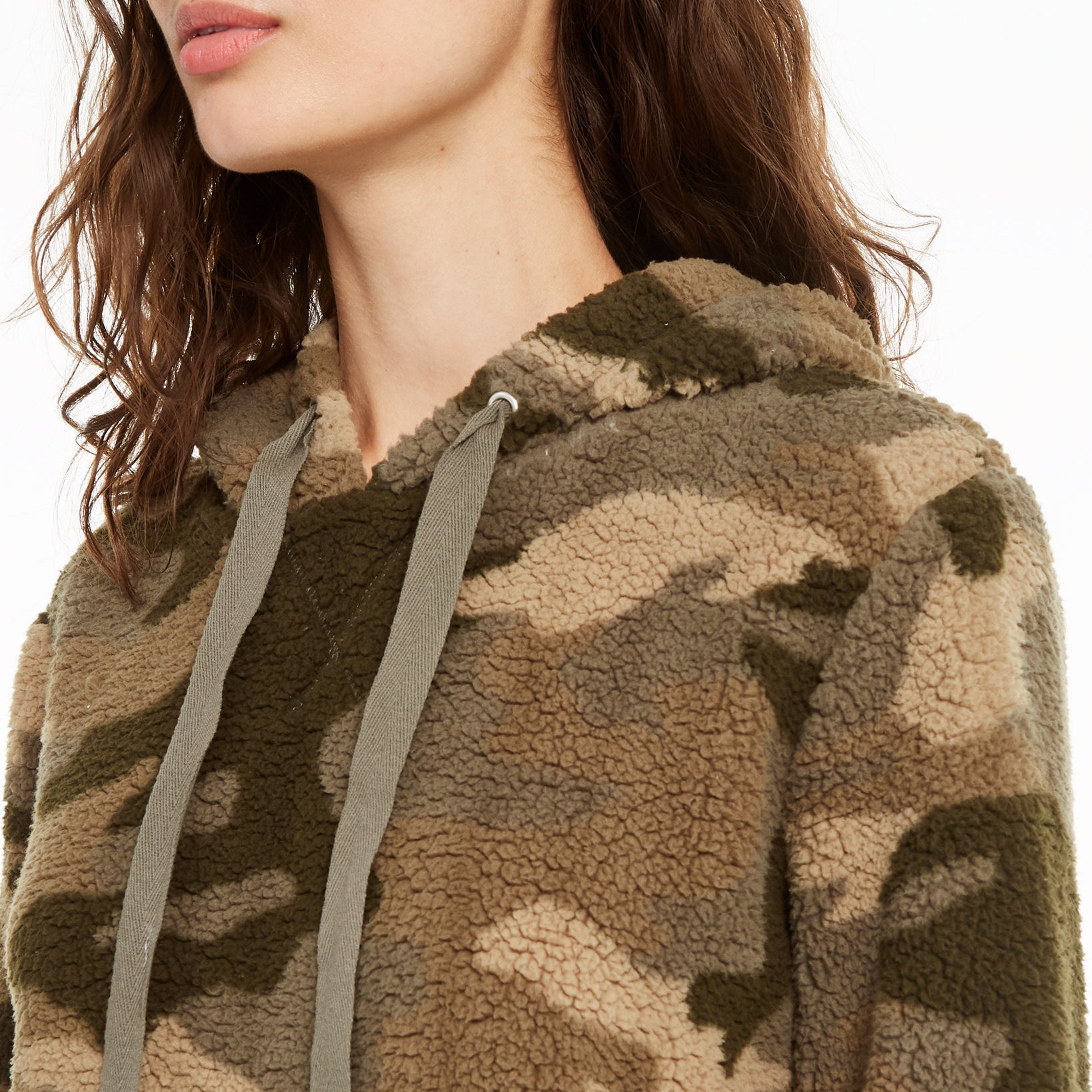 Hippie Rose Juniors Sherpa Hoodie