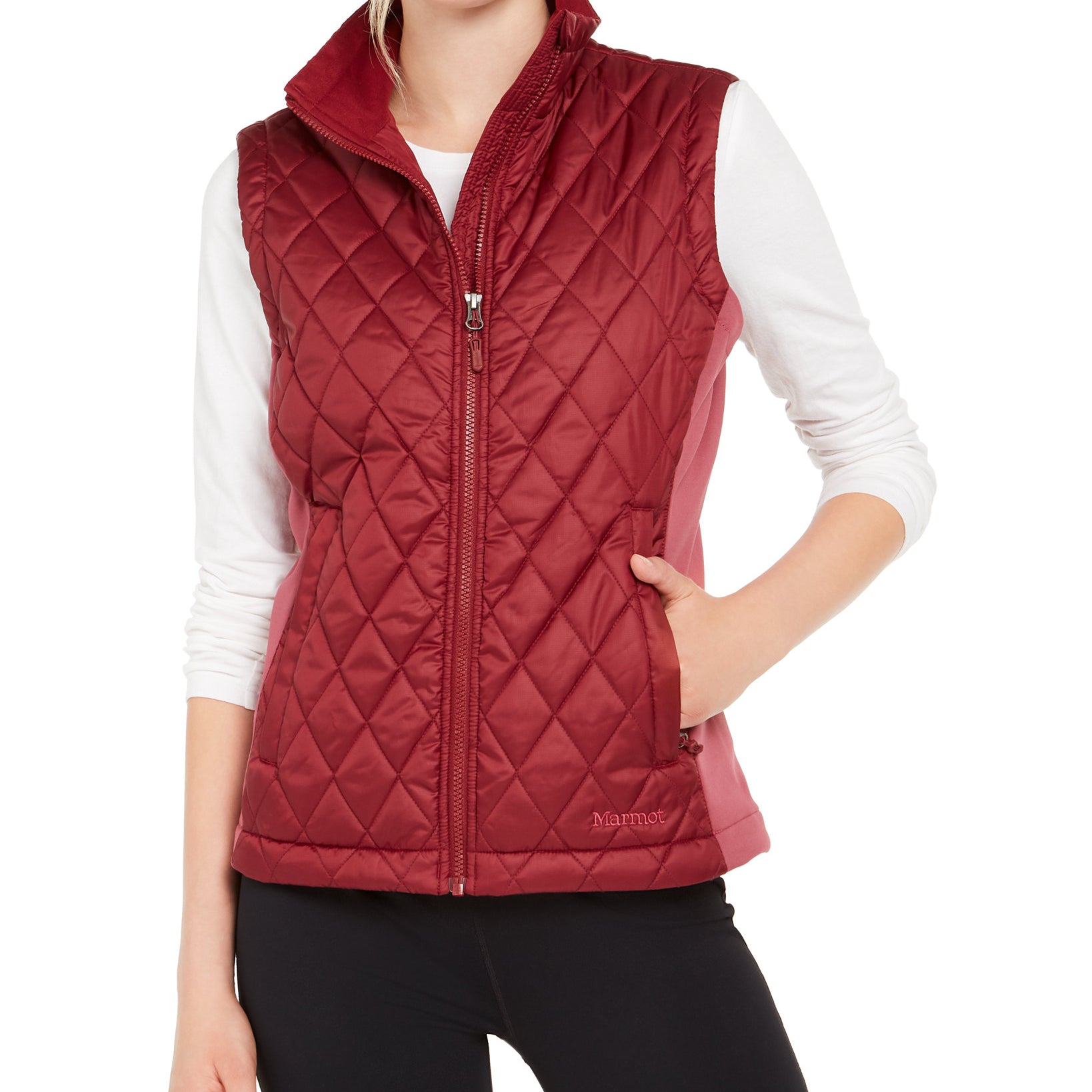 Marmot Women Kitzbuhel Vest Claret Dry Rose