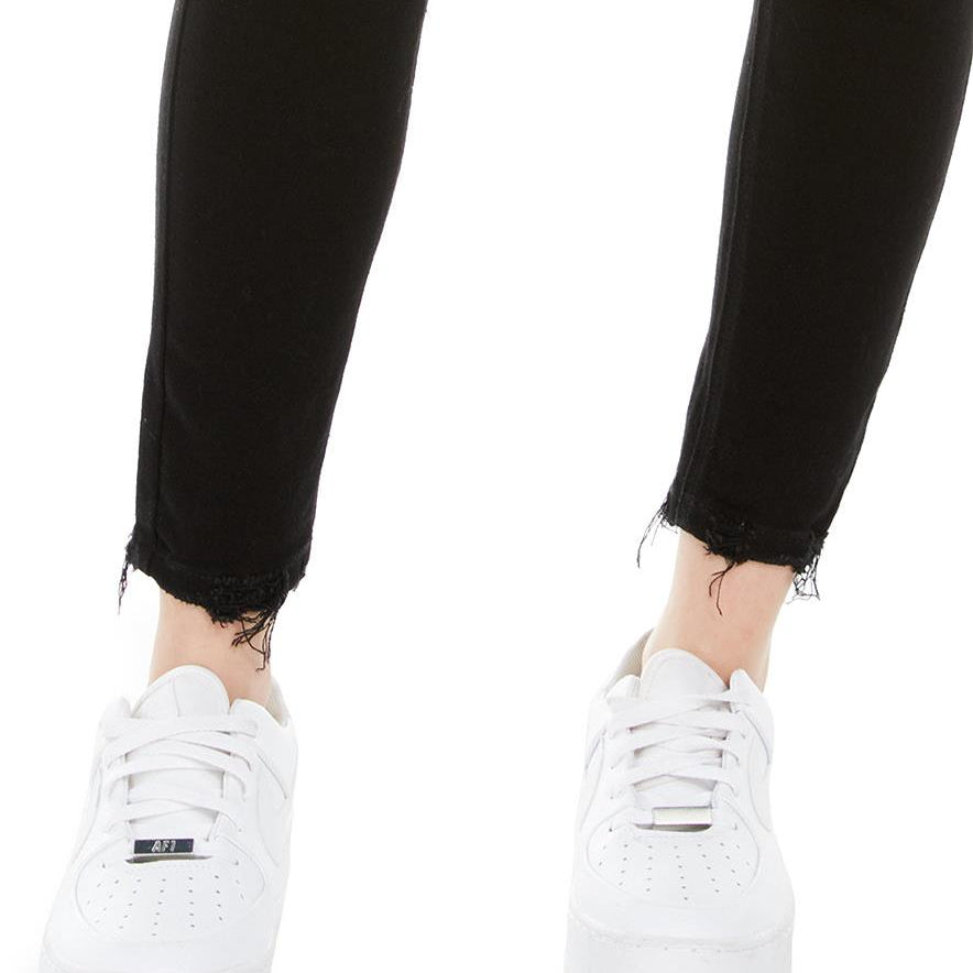 Vanilla Star Juniors Ripped Button Fly Jeans