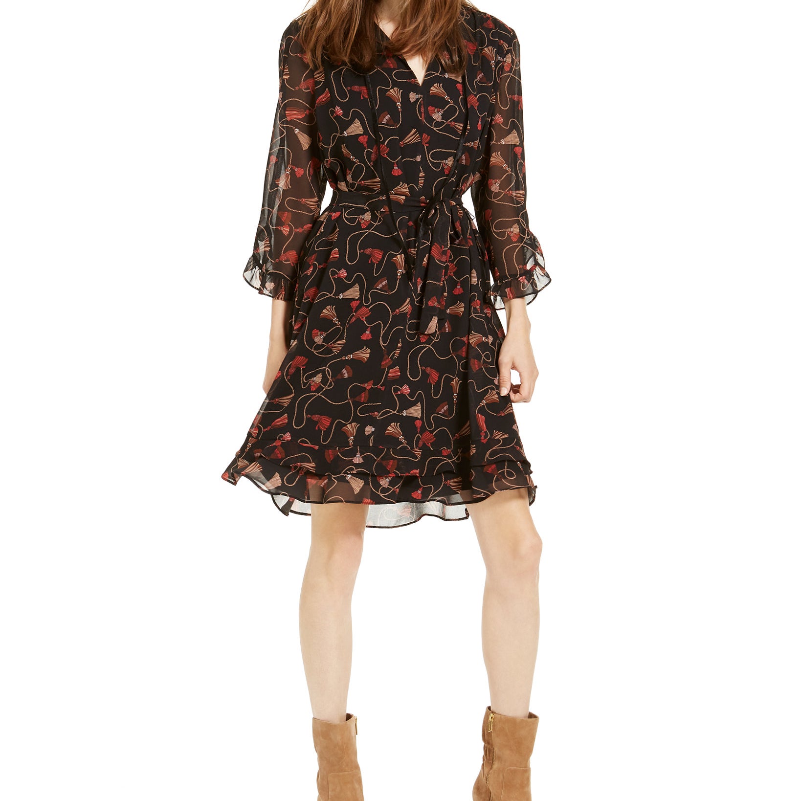 Marella Women Orda Printed Fit & Flare Dress