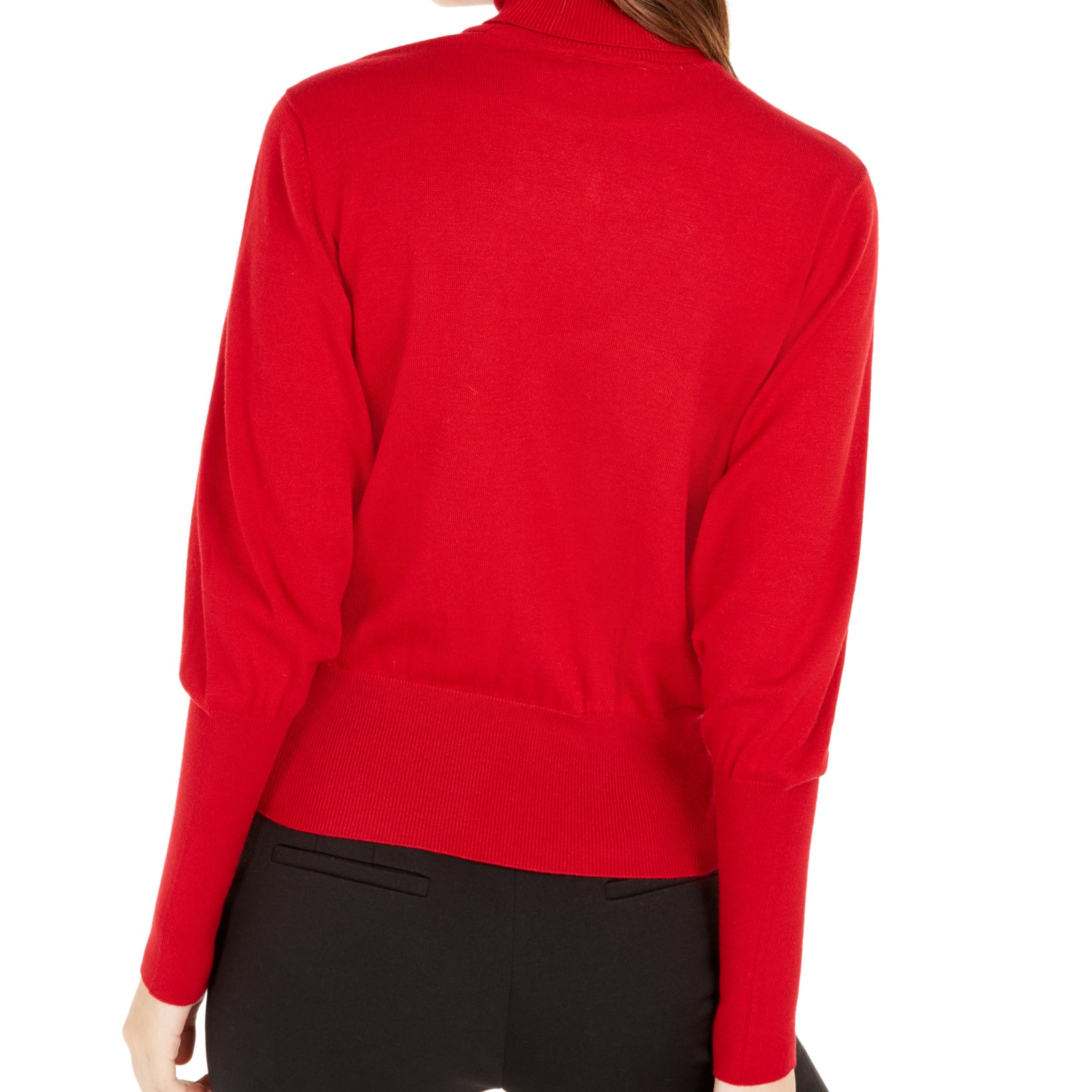 BCX Women Buttoned Turtleneck Sweater