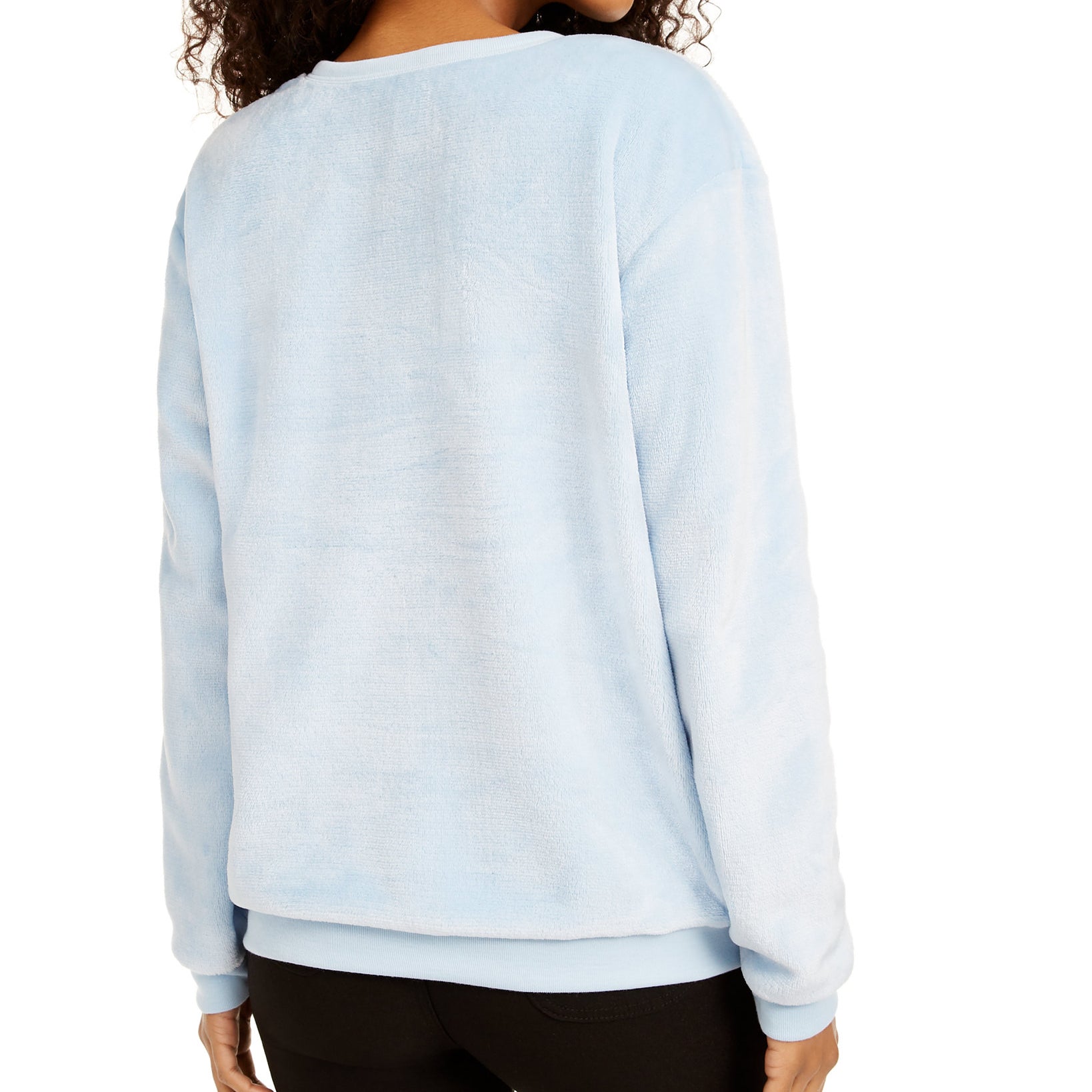 Disney Women Mickey & Minnie Plush Sweatshirt