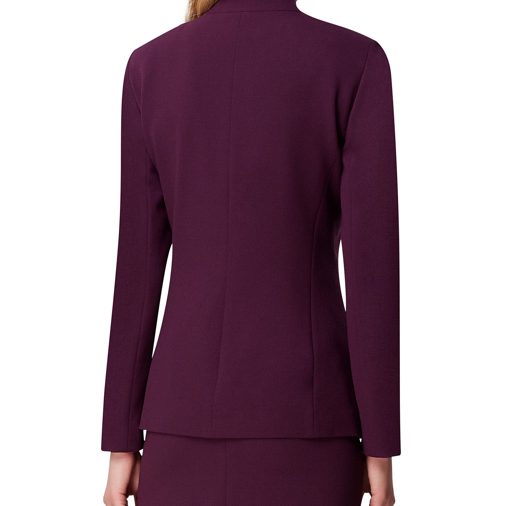 Tahari ASL Women Petite Scalloped Edge Blazer