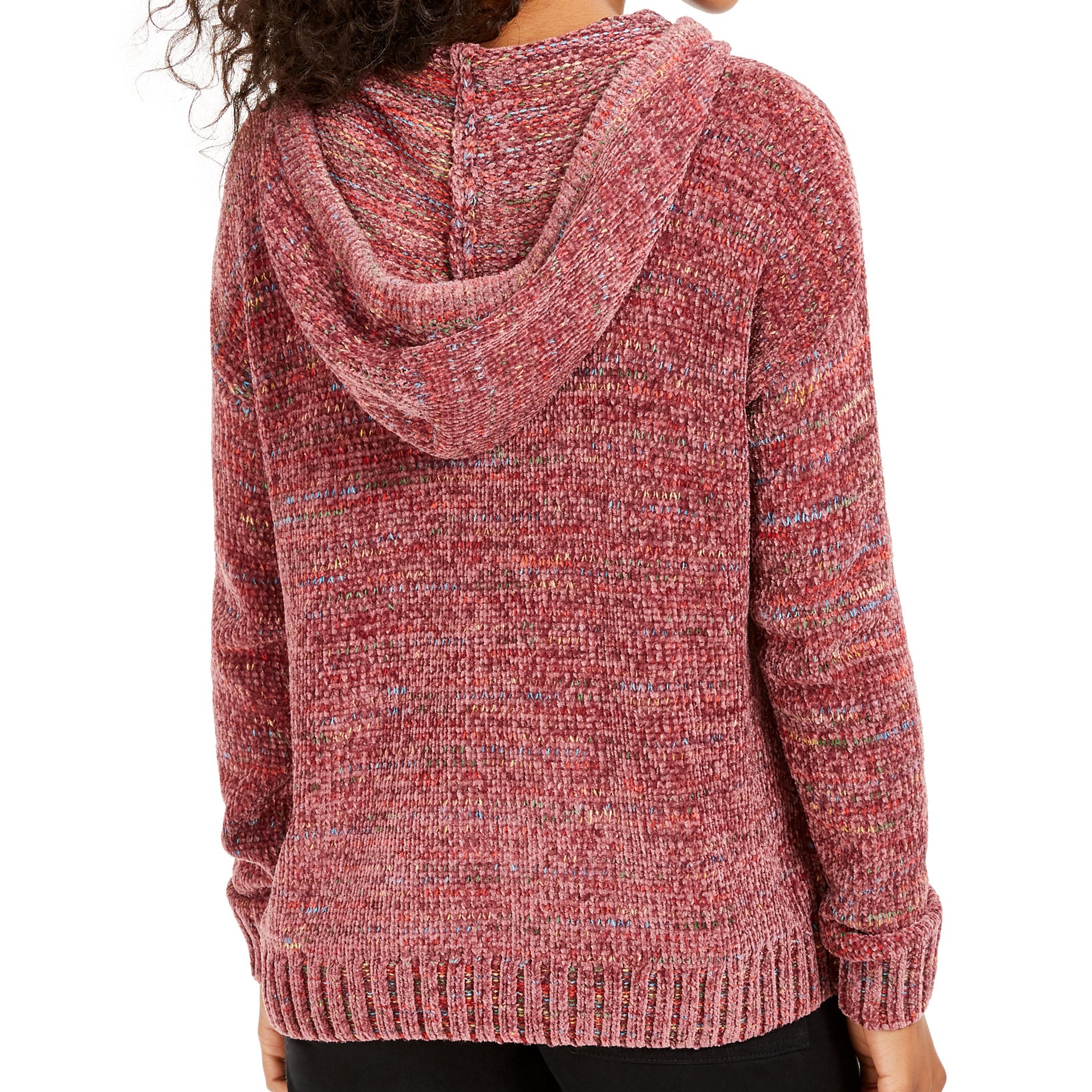 Hippie Rose Women Chenille Hoodie