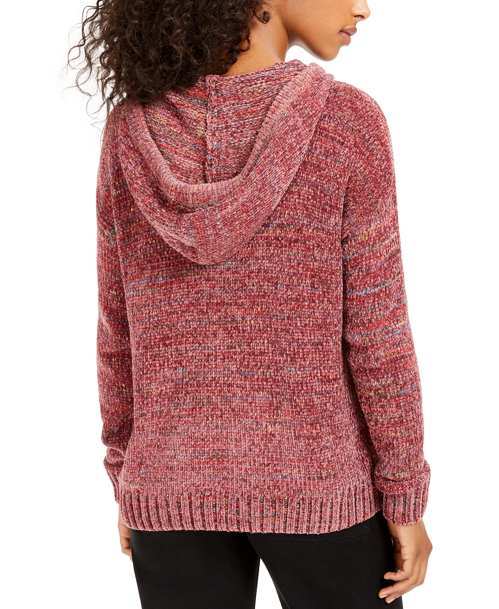 Hippie Rose Women Chenille Hoodie
