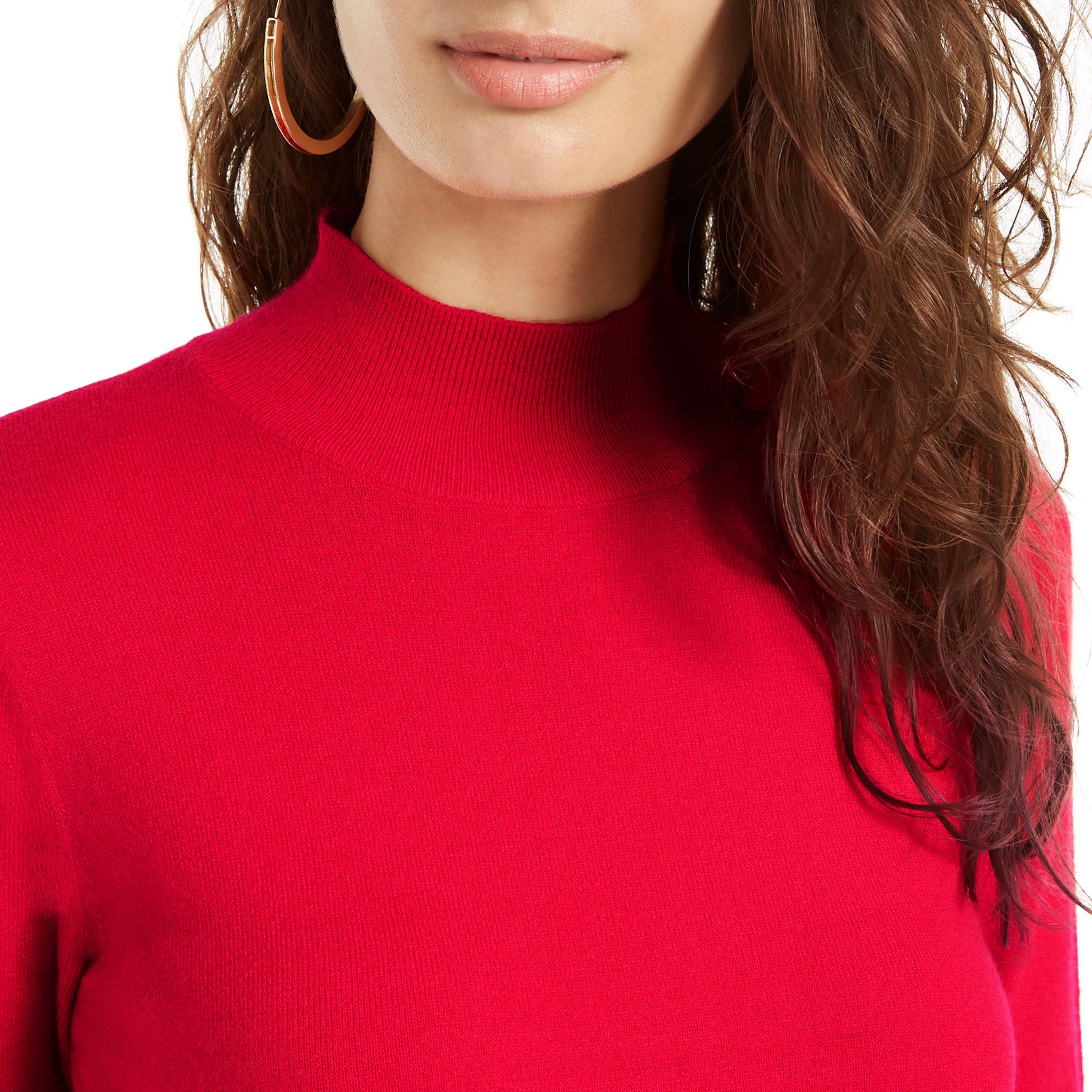 Planet Gold Women Mock Neck Sweater