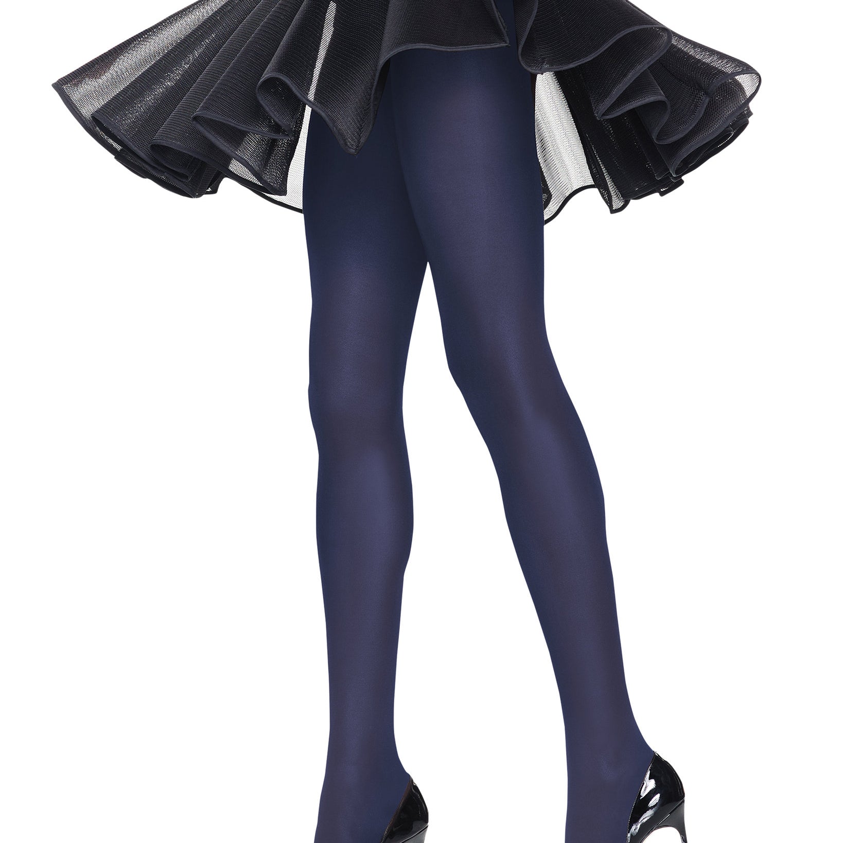 Hanes Women X Temp Opaque Tights Ink Navy
