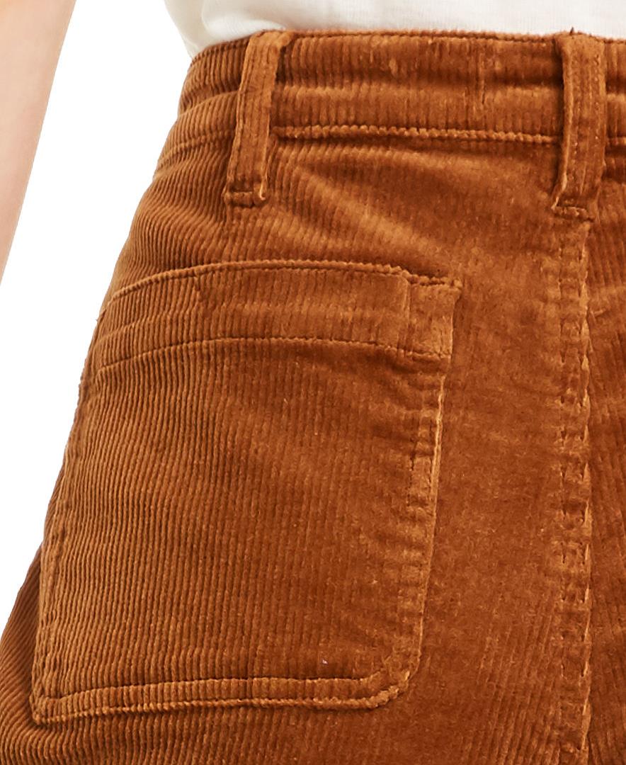 OAT Women High Rise Super Wide Leg Corduroy Jeans