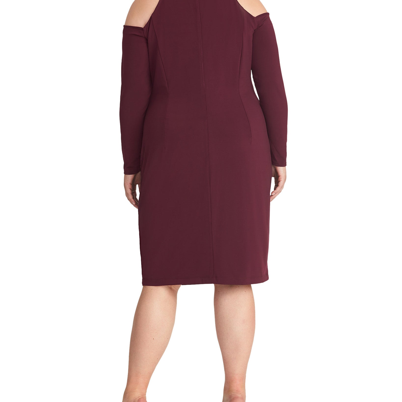 RACHEL Rachel Roy Women Plus Trendy Simone Cold Shoulder Dress