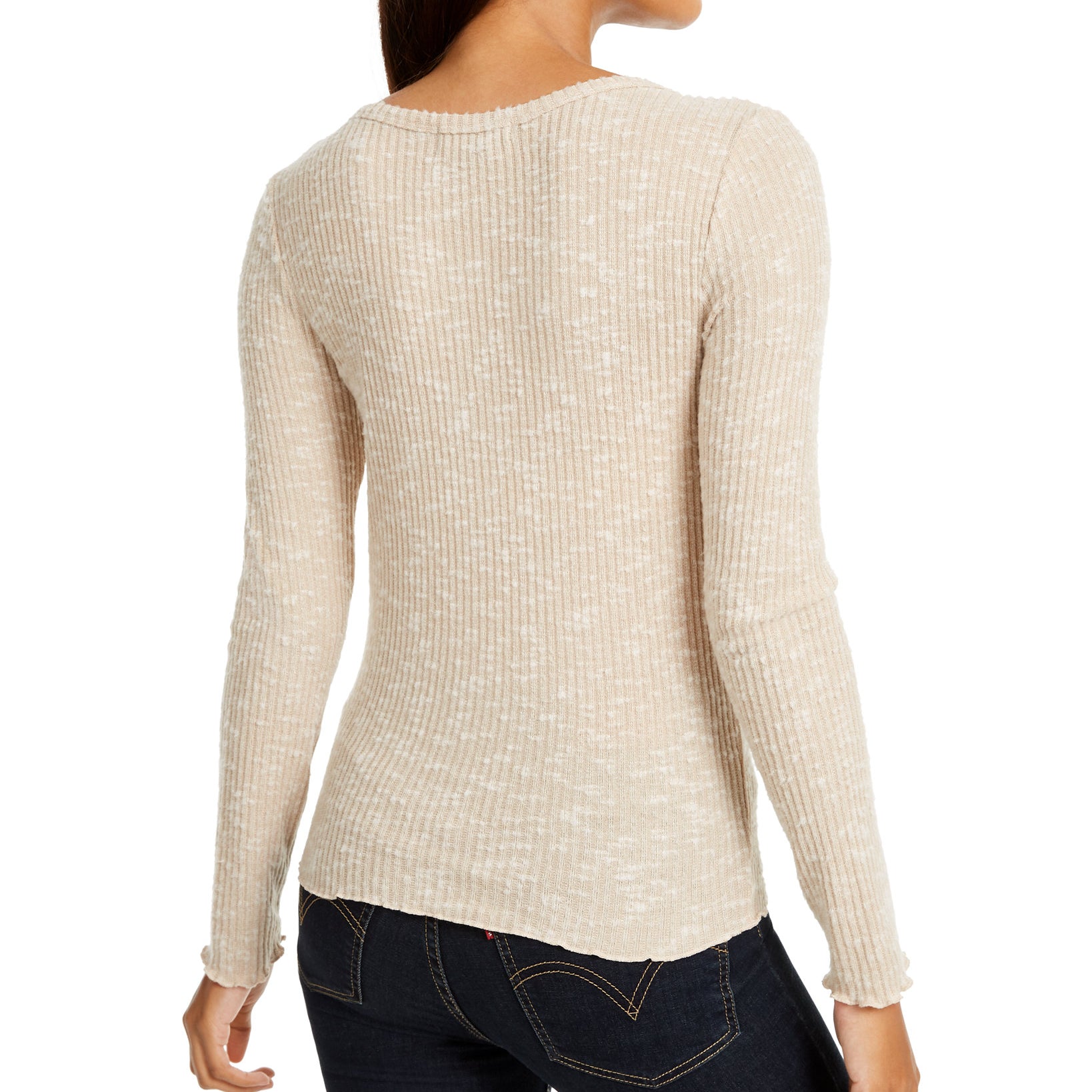 Crave Fame Women Cozy Rib Knit Top