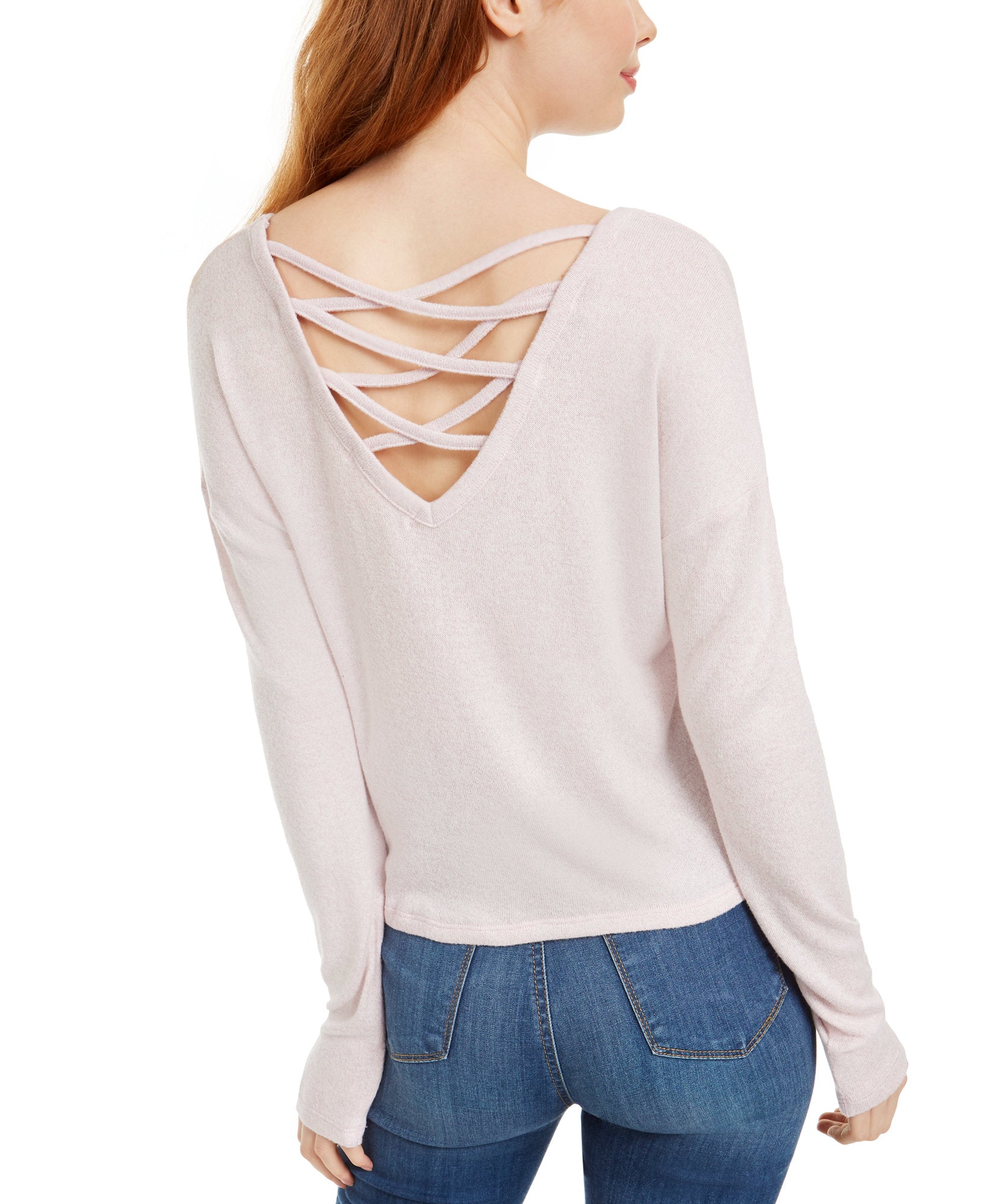 Crave Fame Women Cozy Tie Front Top