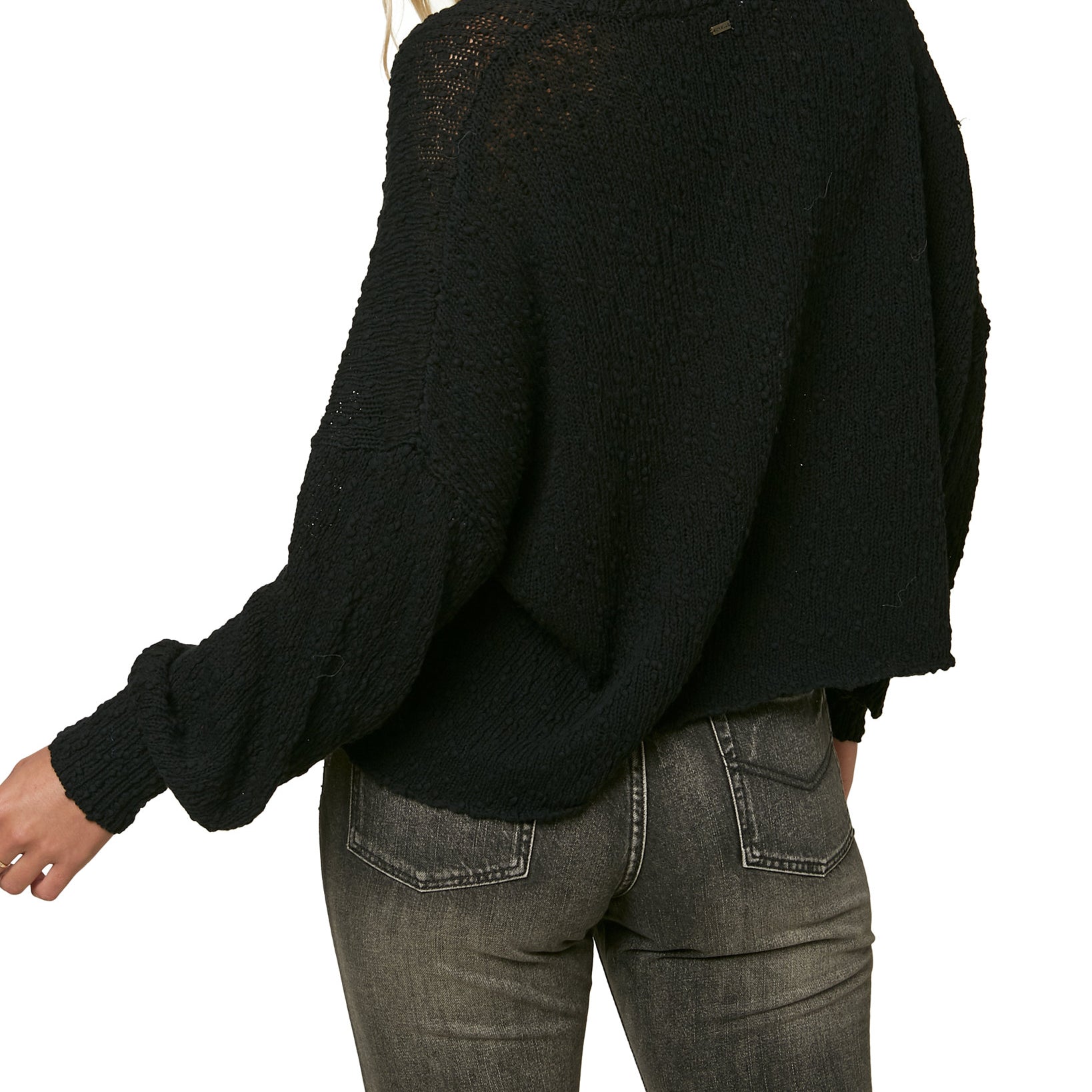 ONeill Women Seaport Cotton Balloon Sleeve Sweater