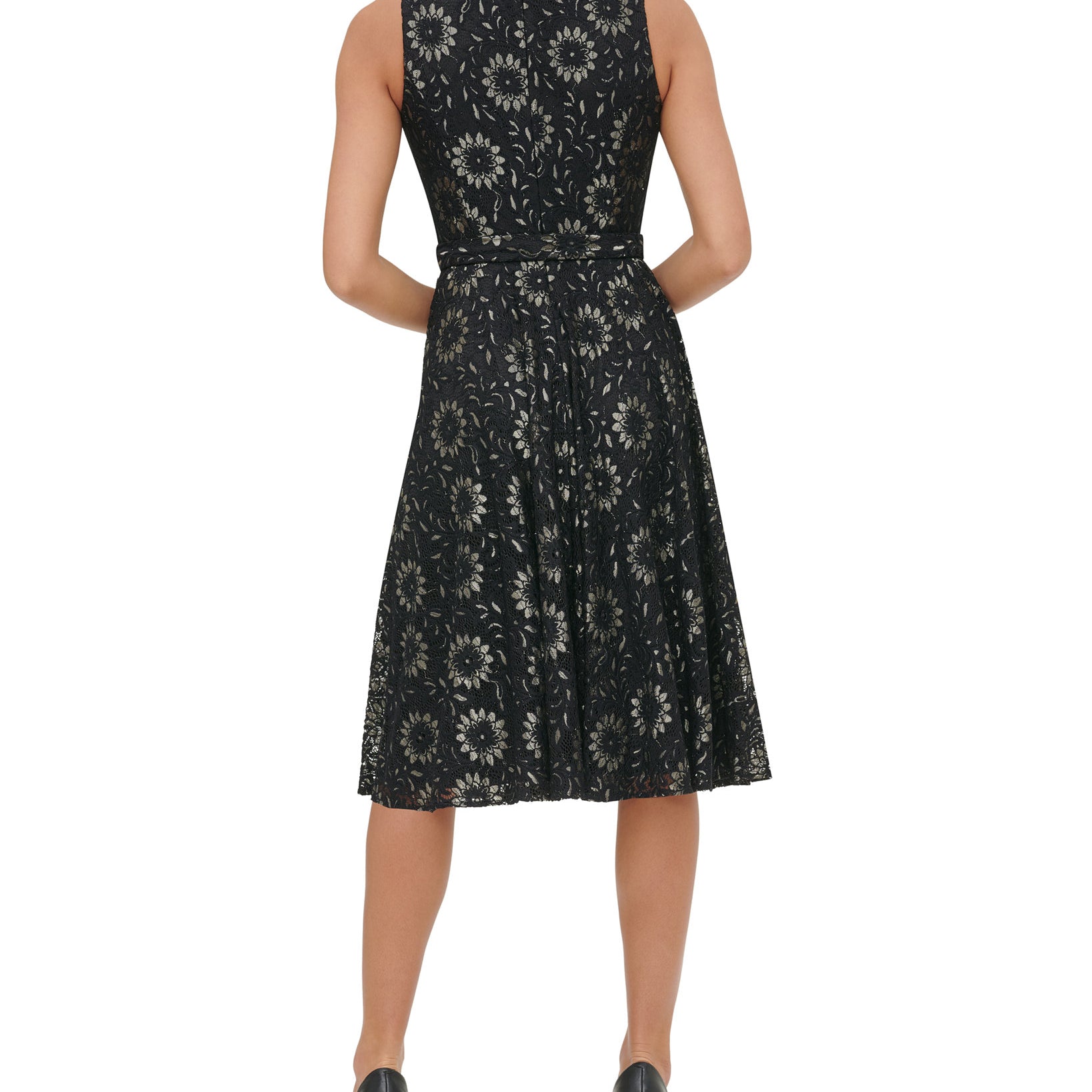 Tommy Hilfiger Women Floral Lace Fit & Flare Dress